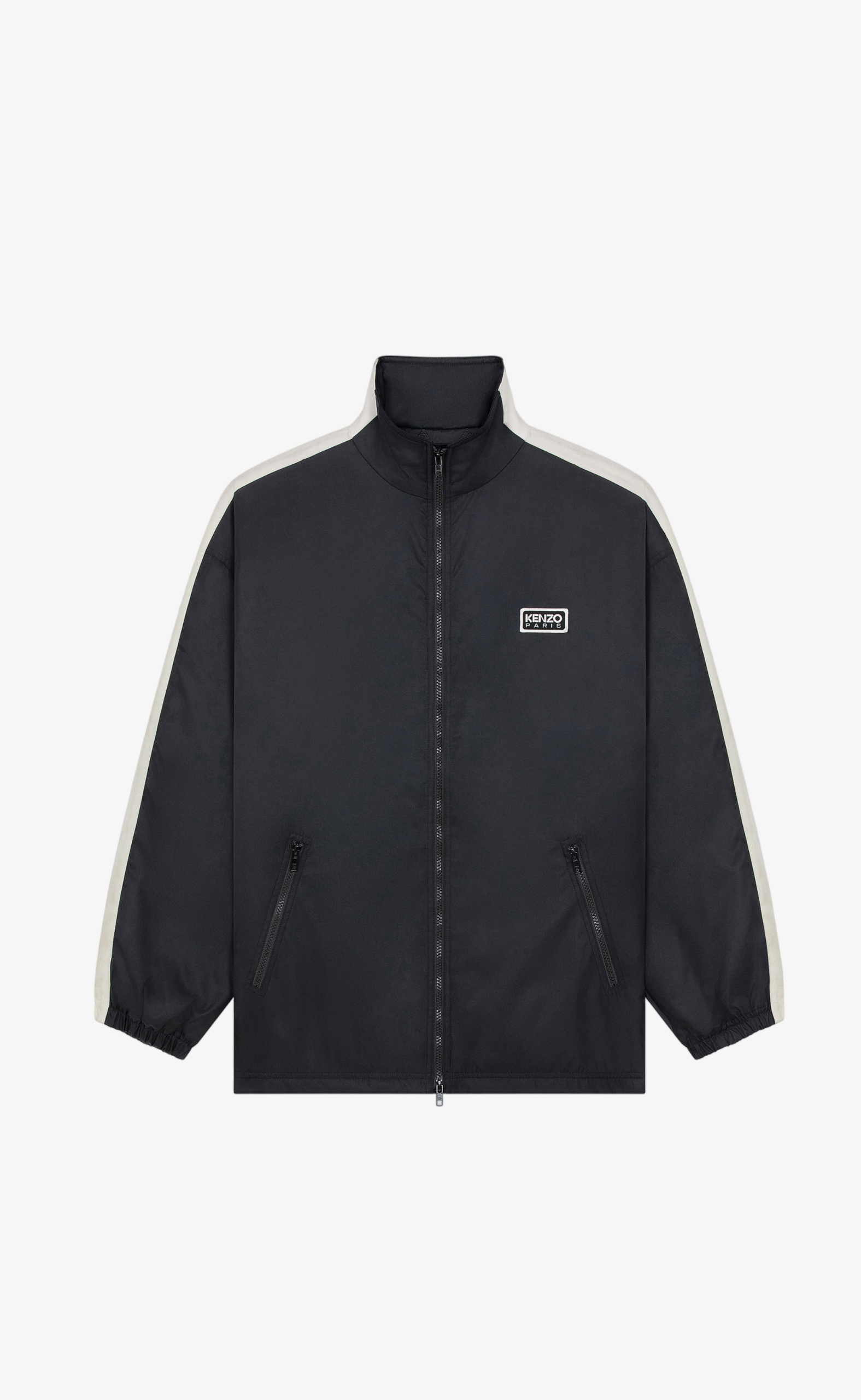 BICOLOR KENZO PARIS BLACK TRACK JACKET