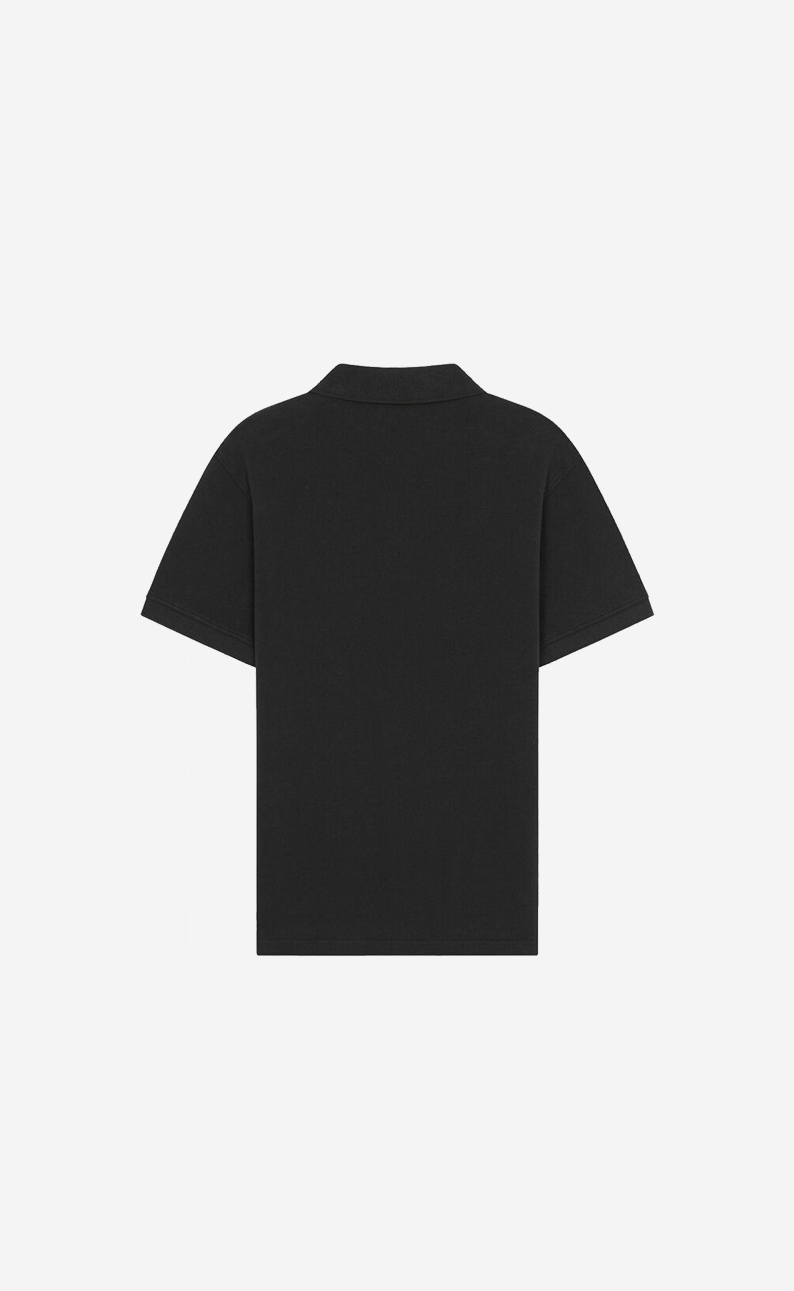 BLACK BOKE FLOWER CREST CLASSIC POLO