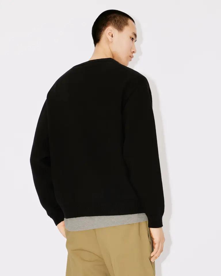 BLACK BOKE FLOWER CREST JUMPER