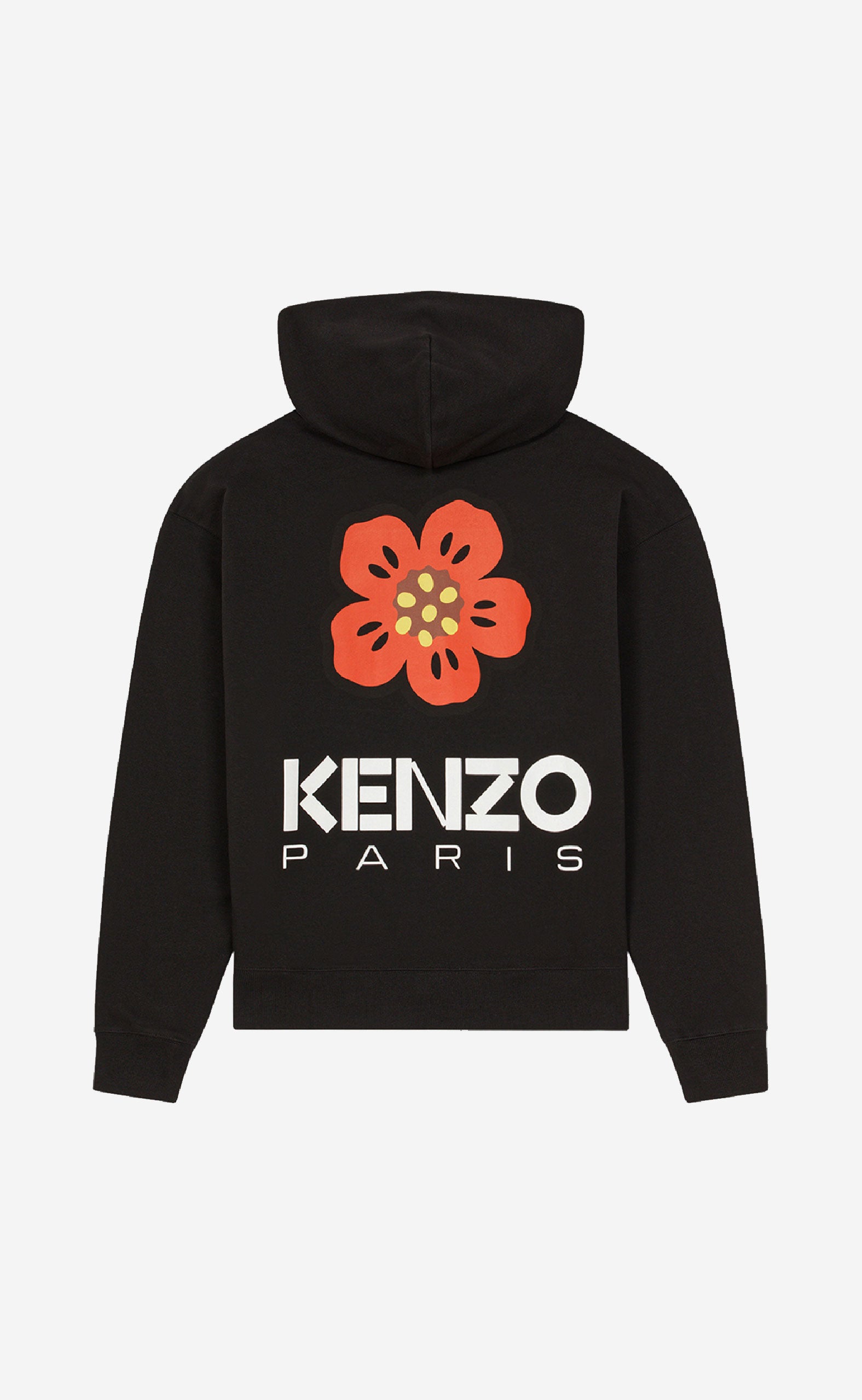 BLACK BOKE FLOWER OVERSIZED HOODIE