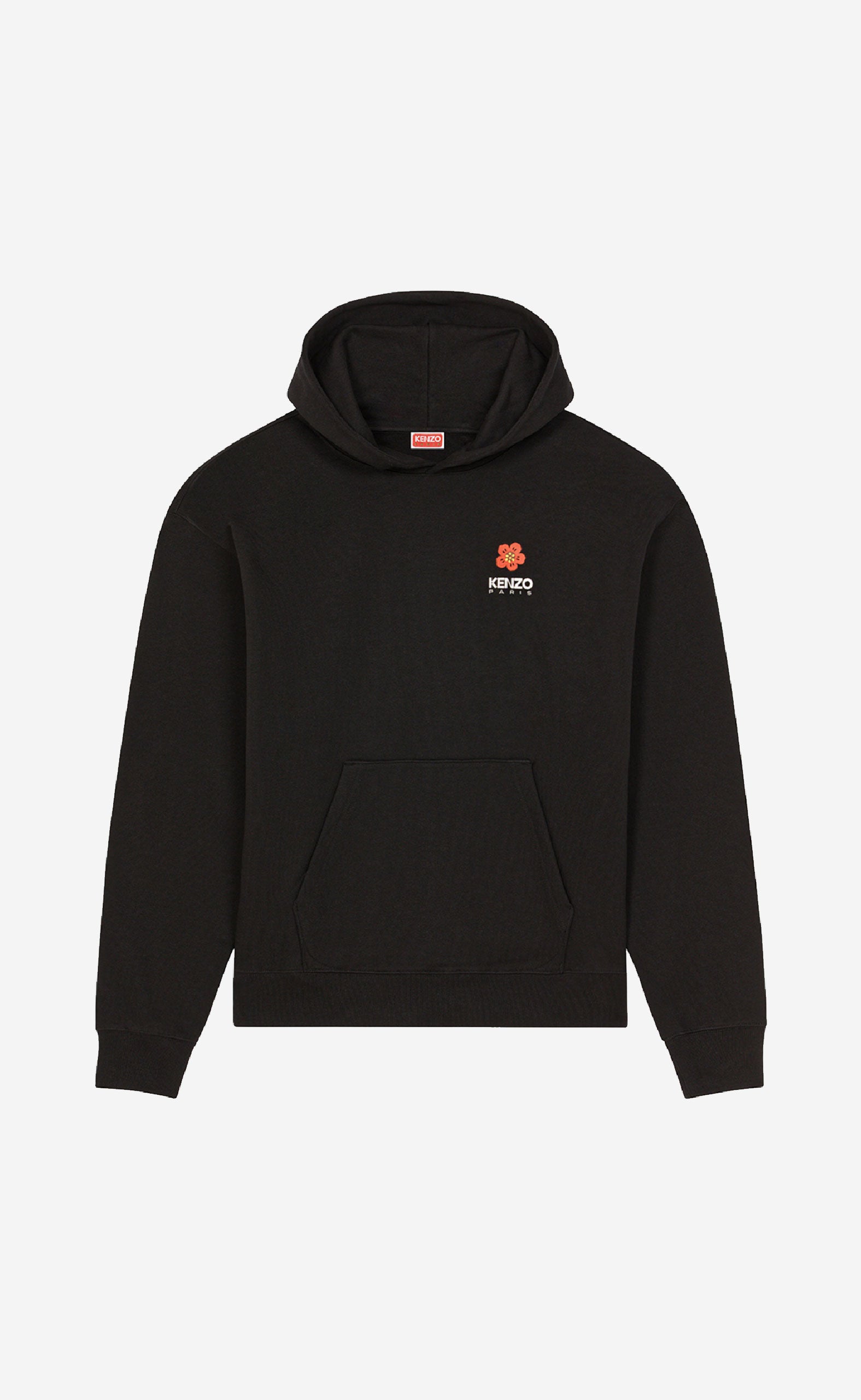 BLACK BOKE FLOWER OVERSIZED HOODIE