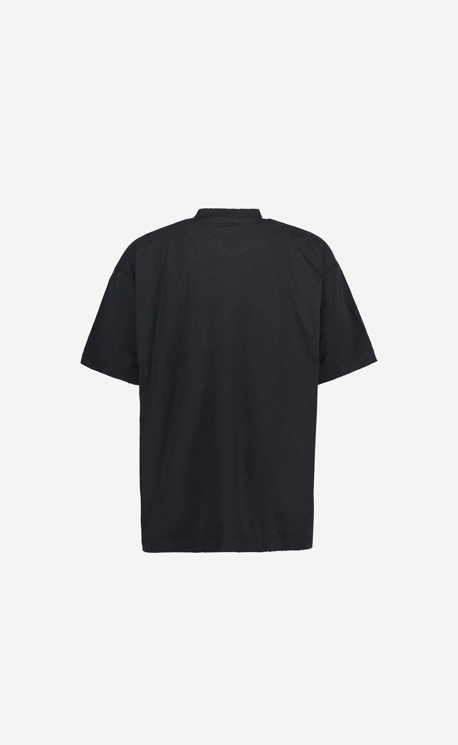 BLACK EMBROIDERED AFTERLIFE T-SHIRT