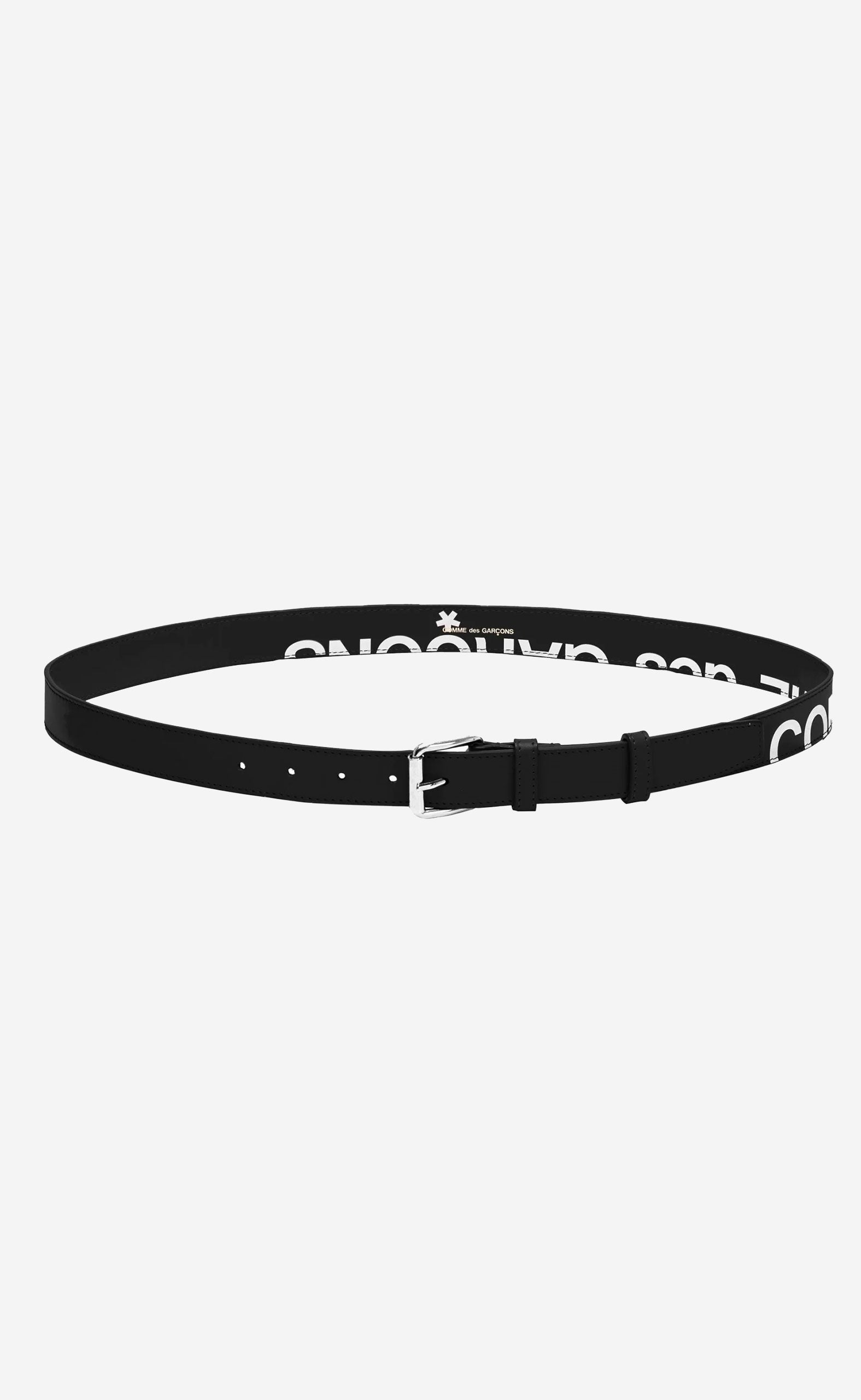 BLACK HUGE LOGO BELT