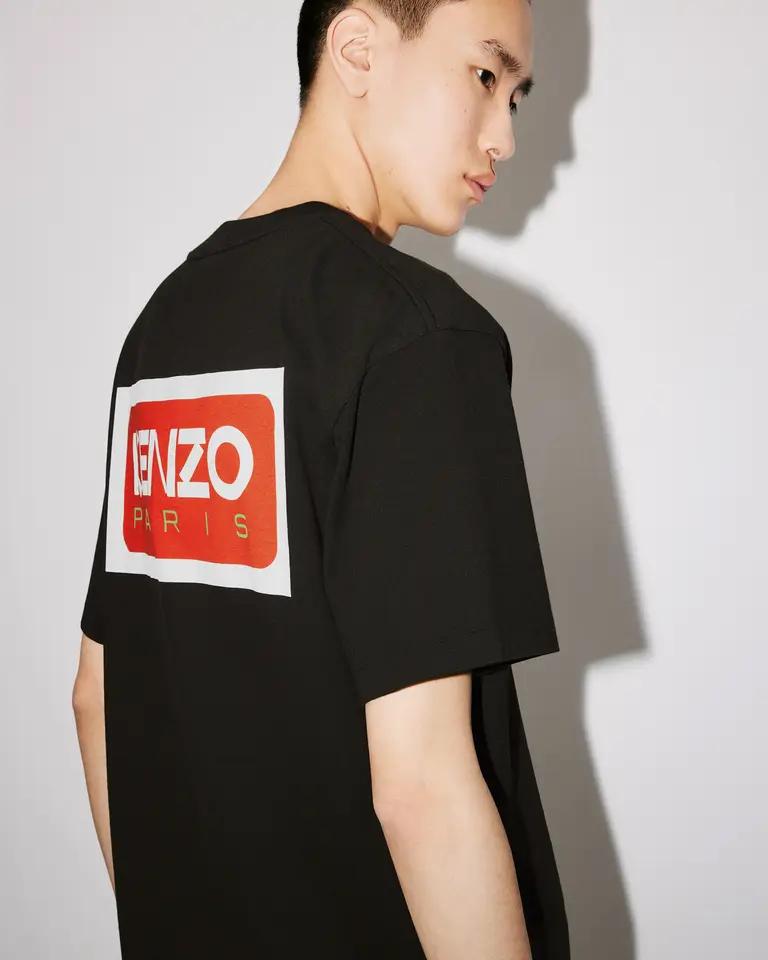 BLACK KENZO PARIS OVERSIZED T-SHIRT