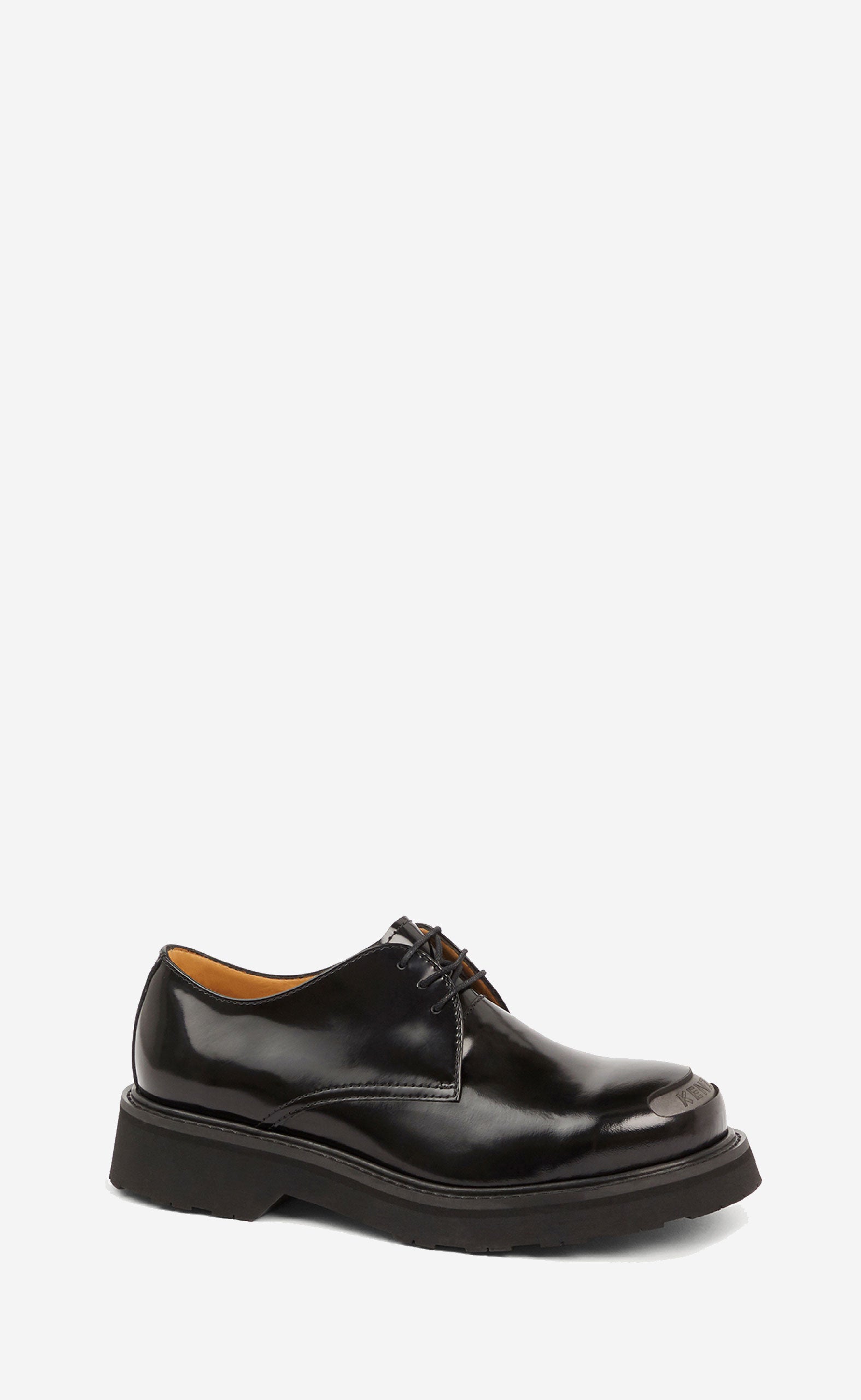 KENZO SMILE BLACK DERBIES SHOES