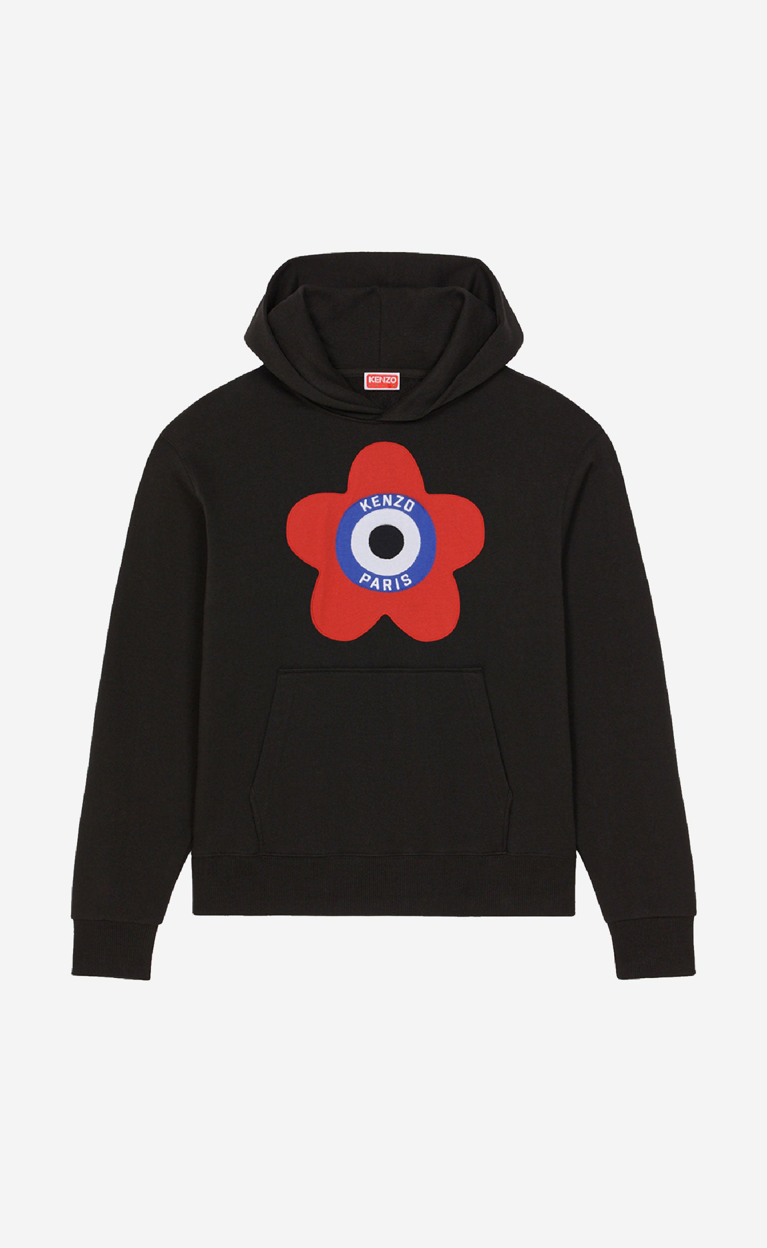 BLACK KENZO TARGET OVERSIZE HOODIE