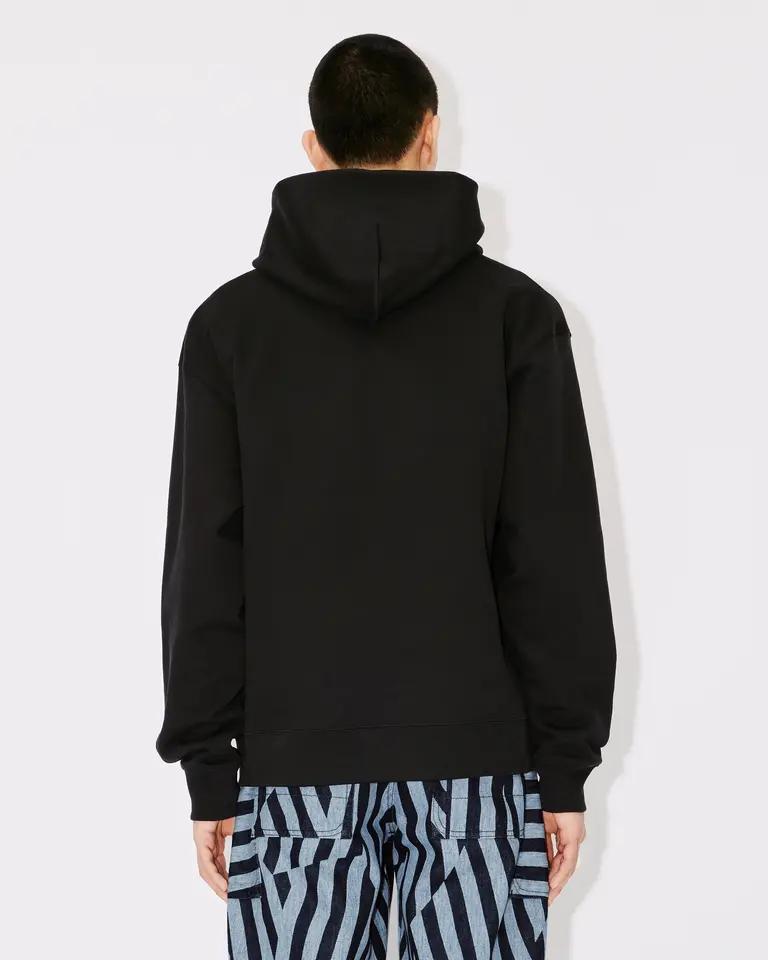 BLACK KENZO TARGET OVERSIZE HOODIE
