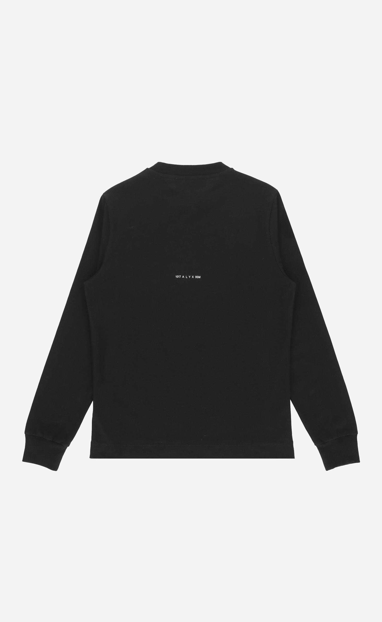 BLACK LONG SLEEVE GRAPHIC LOGO T-SHIRT