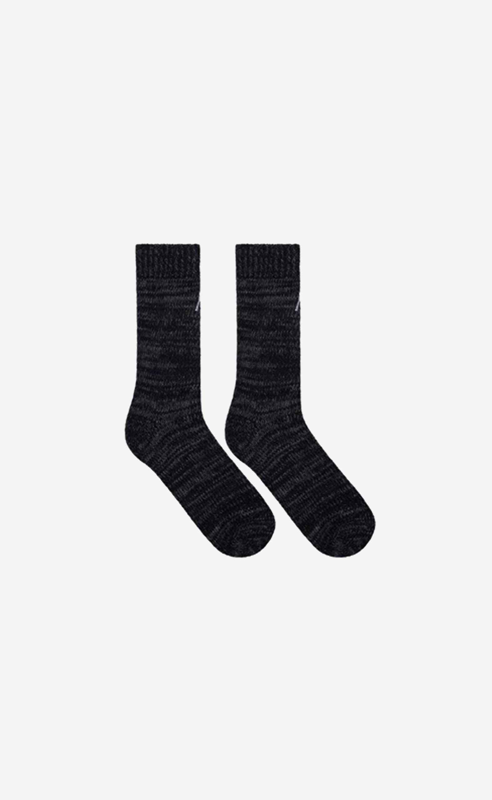 BLACK MARL WINTER SOCKS