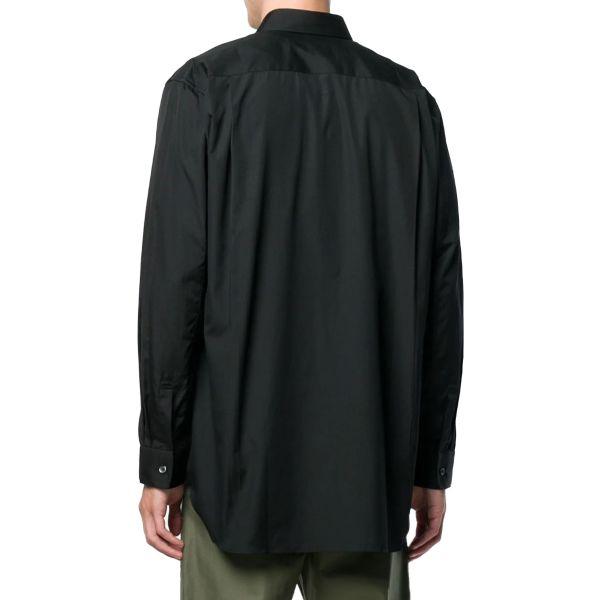 BLACK MEN SHIRT WITH RED HEART