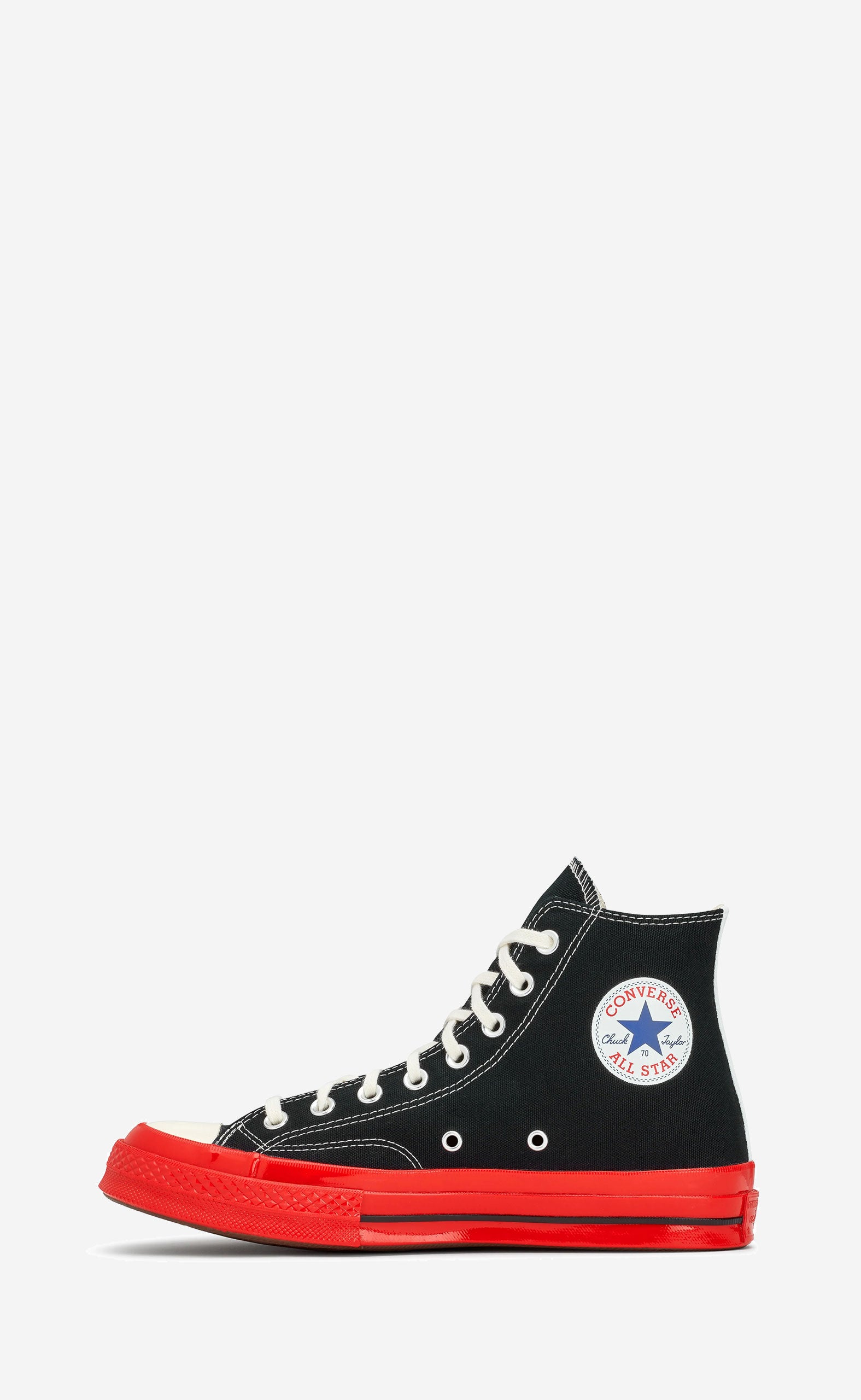 BLACK PLAY COMME DES GARÇONS X CONVERSE RED SOLE CHUCK 70 HIGH TOP