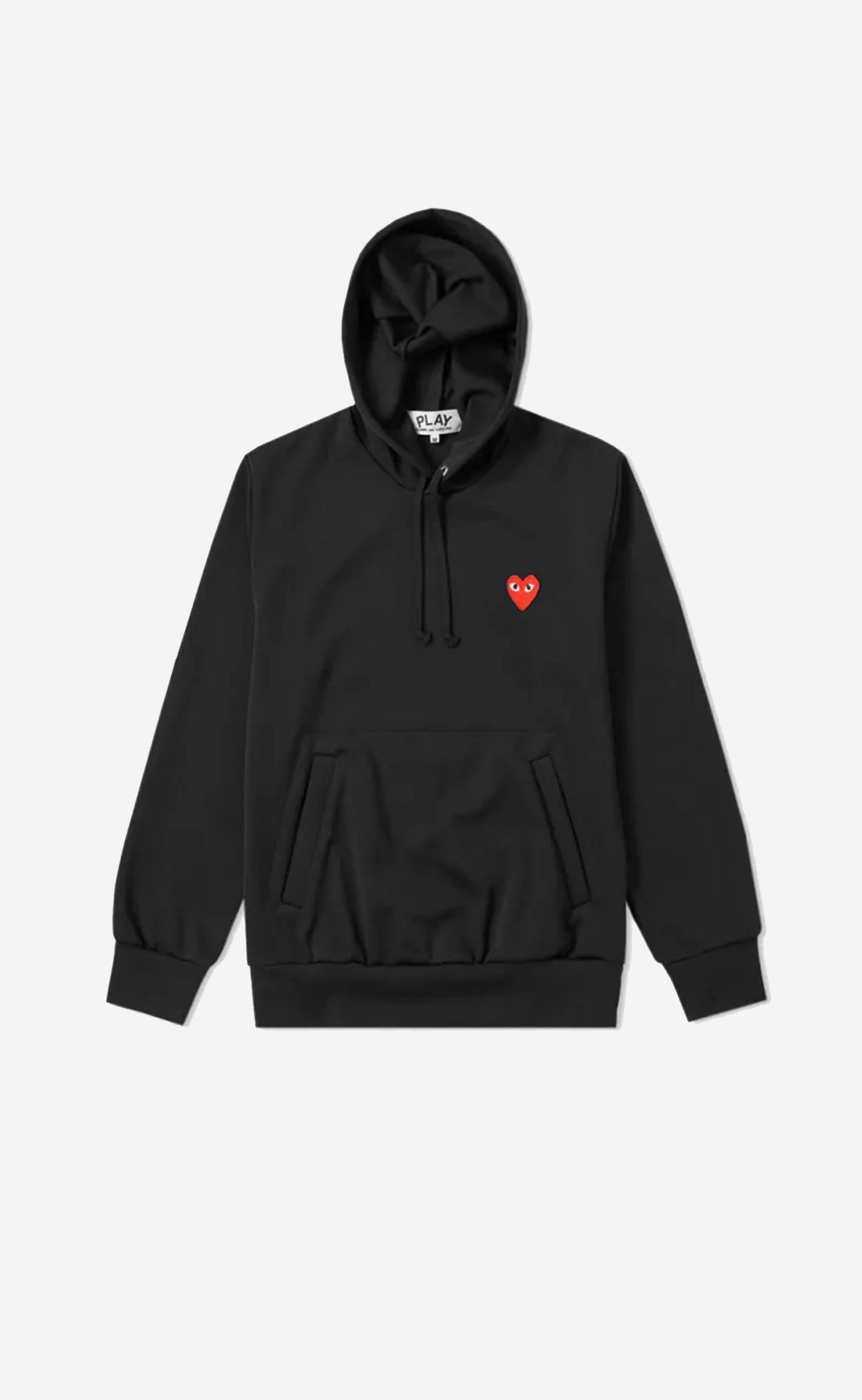 BLACK PLAY HOODED SWEATSHIRT