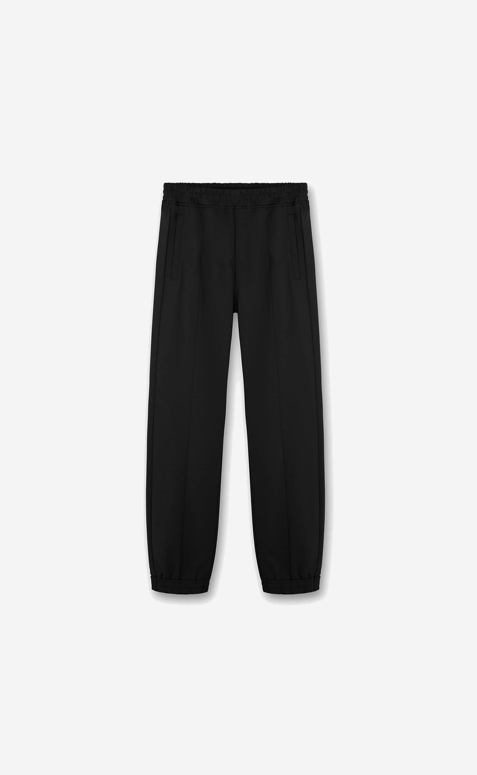 BLACK RELAXED TRACKSUIT SWEATPANT