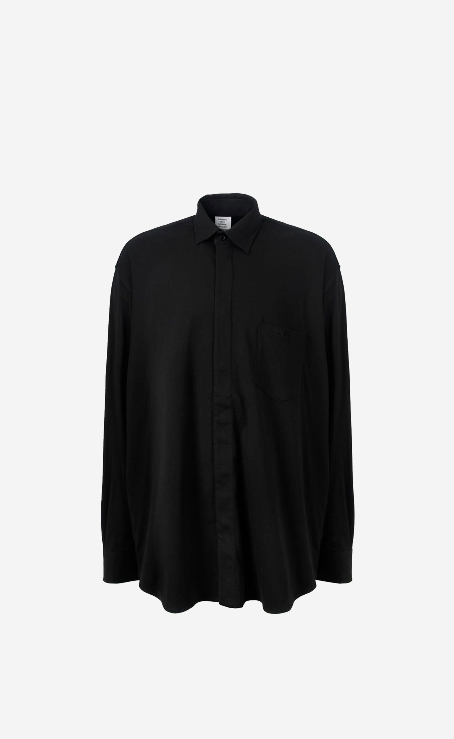 BLACK TONAL JERSEY SHIRT