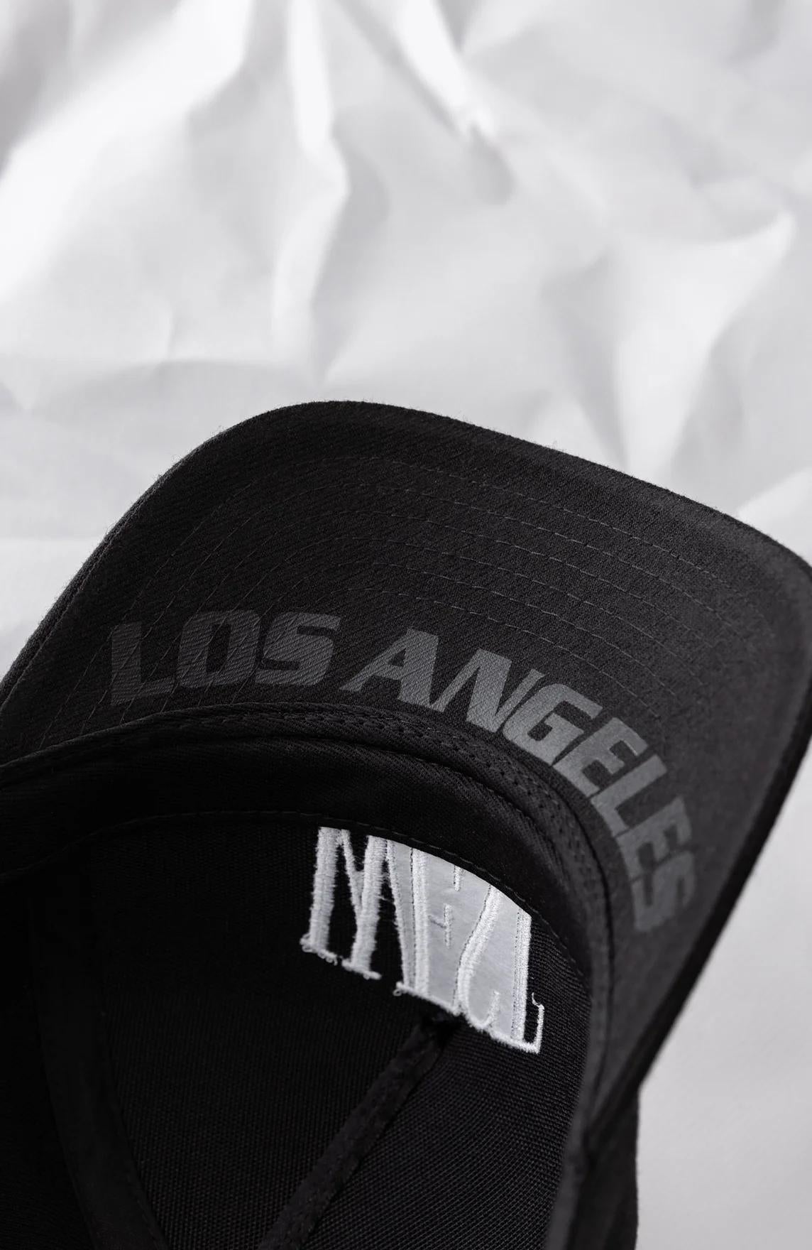 BLACK WOOL WEST STRUCTURED TRUCKER HAT