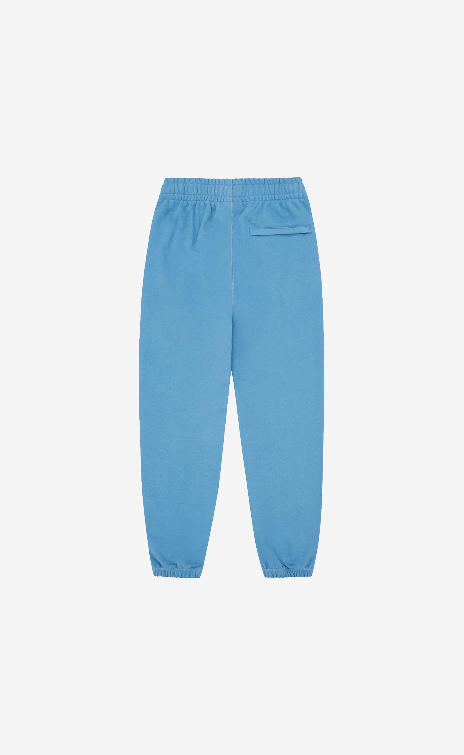 BLUE CALLIGRAPHY LOGO EMBROIDERED SWEATPANTS