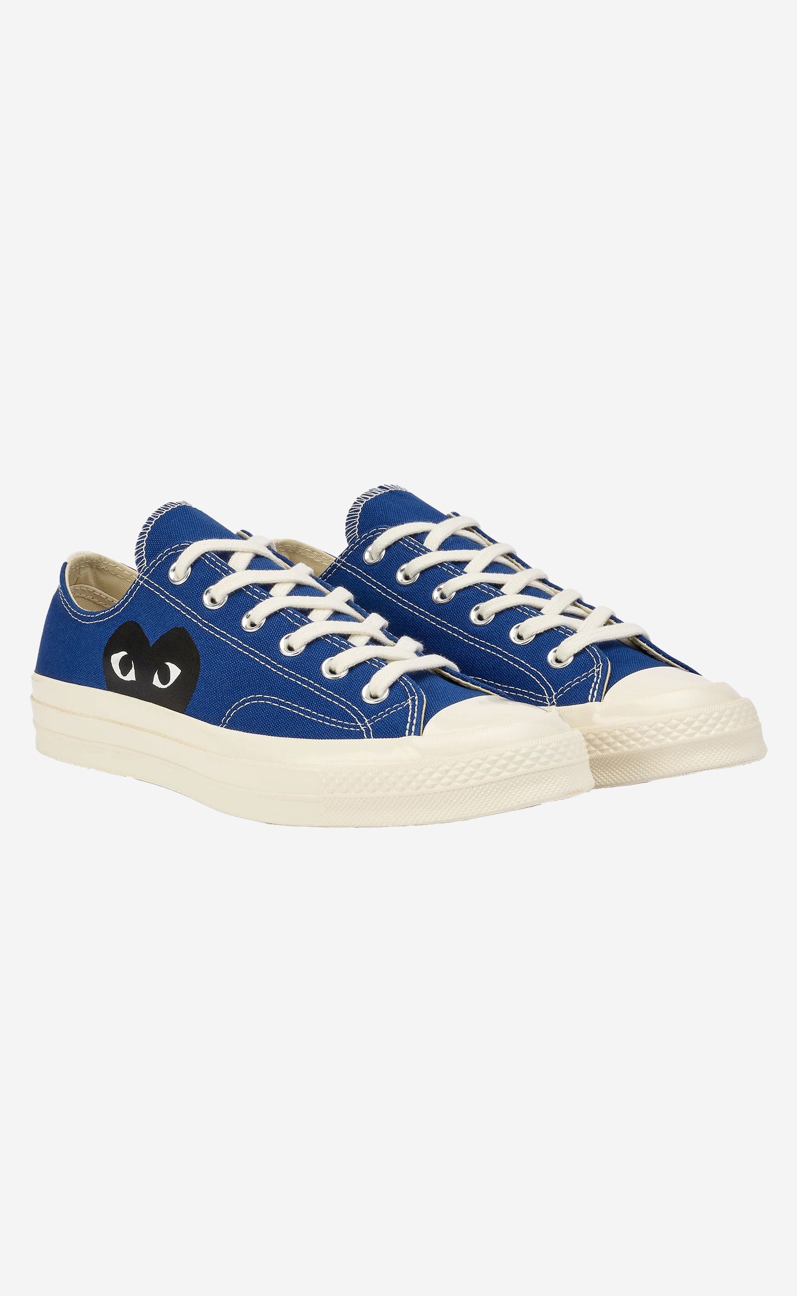 CONVERSE BLACK HEART BLUE CHUCK 70 LOW SNEAKER