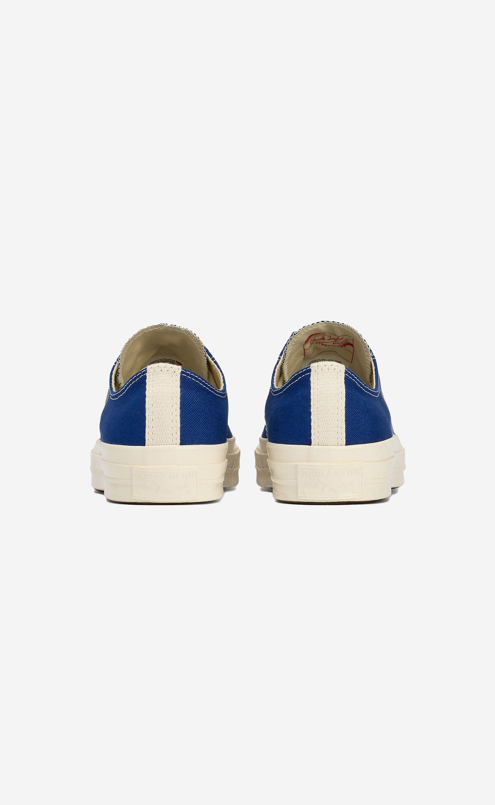 CONVERSE BLACK HEART BLUE CHUCK 70 LOW SNEAKER