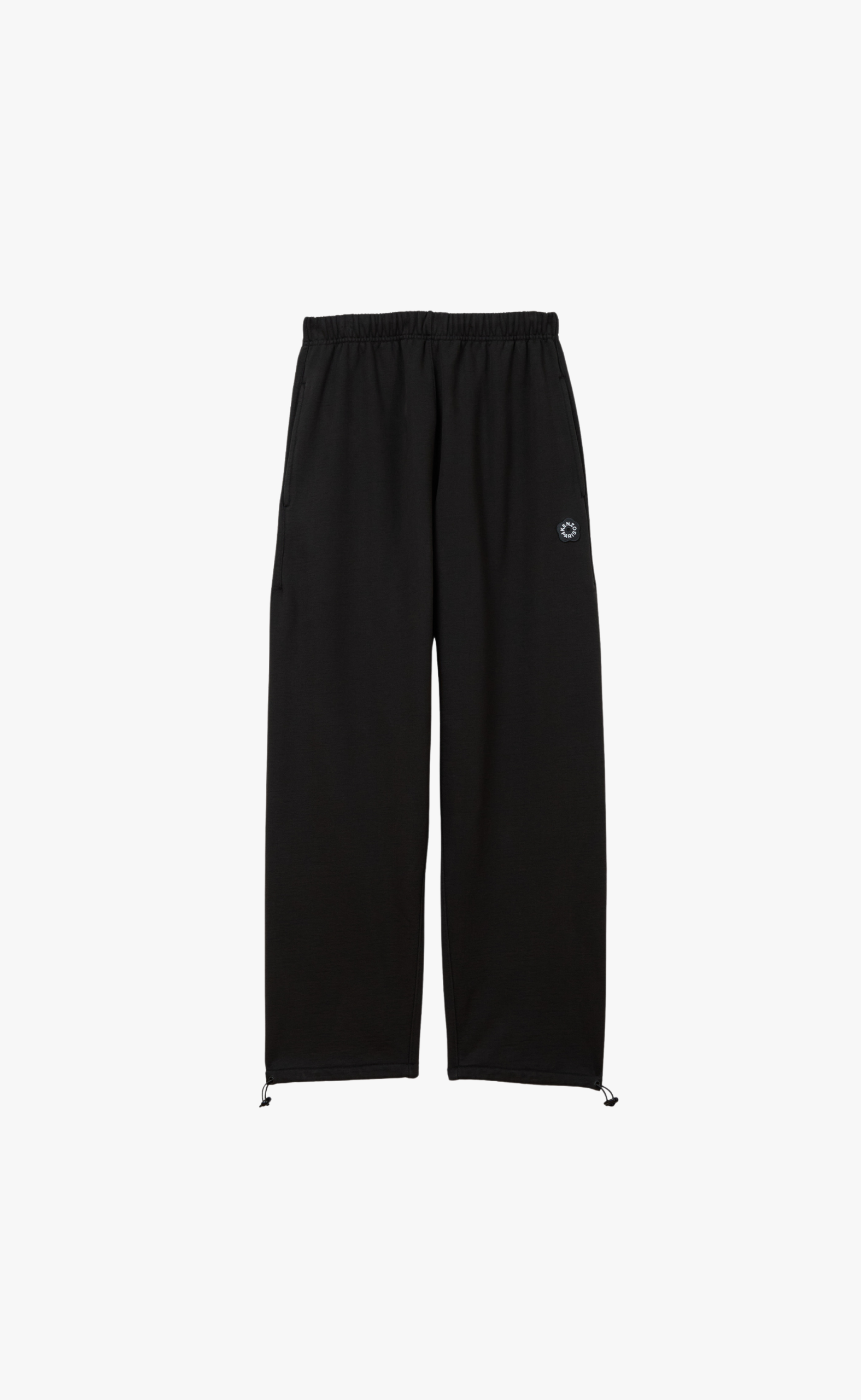 BOKE FLOWER 2.0 EMBROIDERED STRAIGHT BLACK PANTS