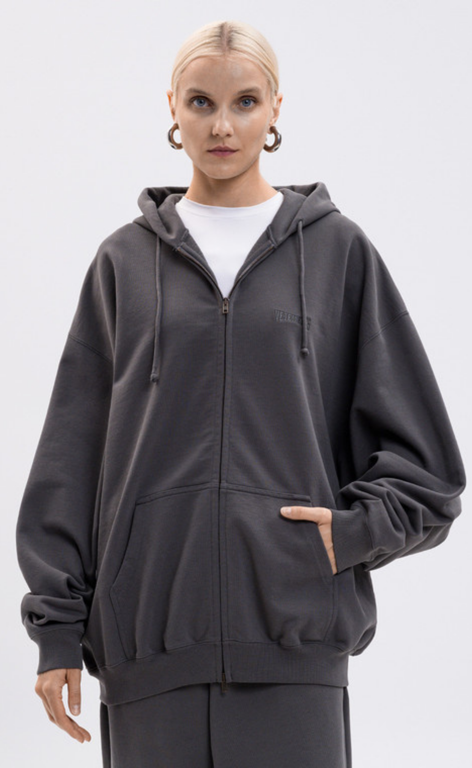 BOXING LOGO OVERSIZED MAGNET HOODIE