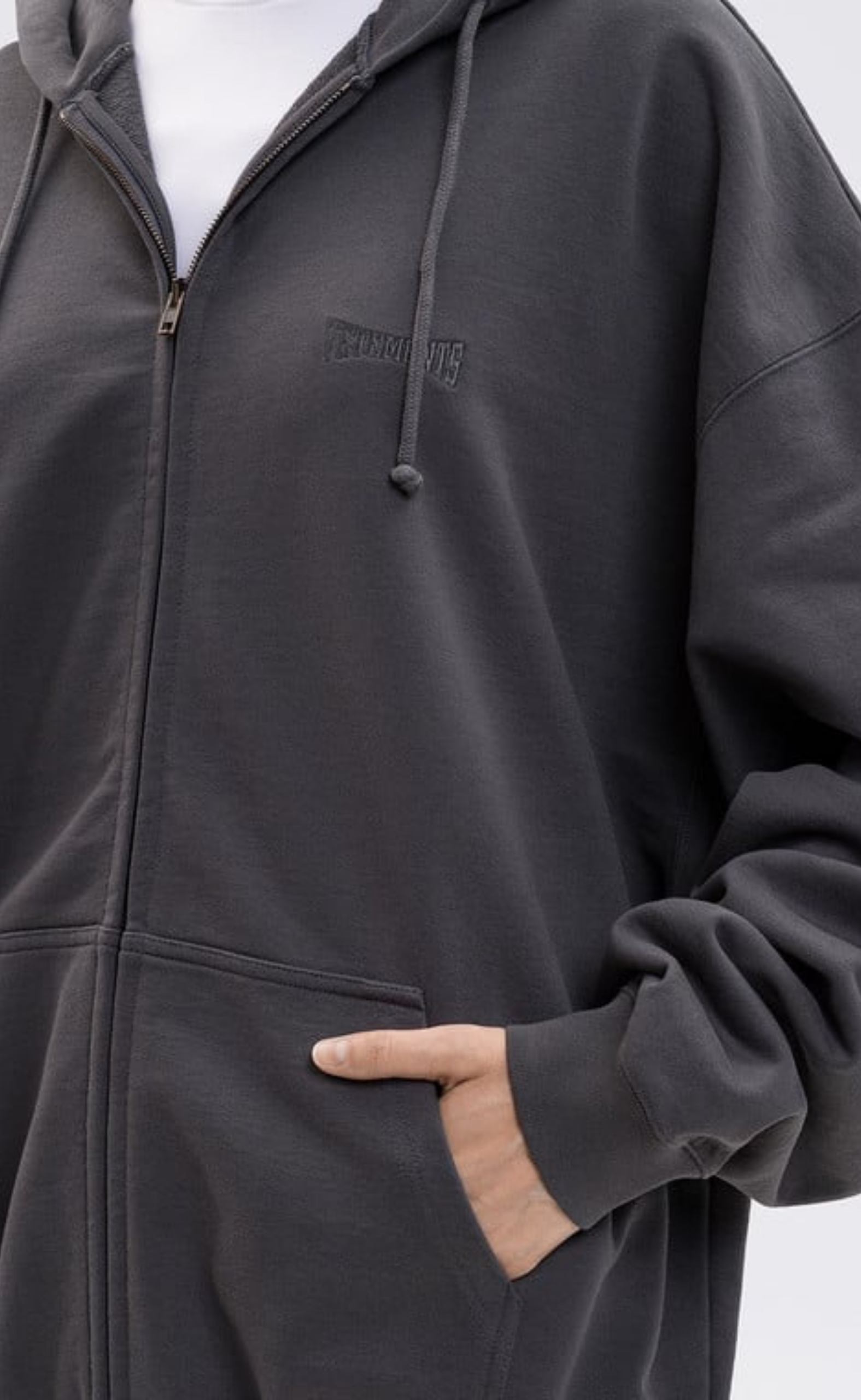 BOXING LOGO OVERSIZED MAGNET HOODIE