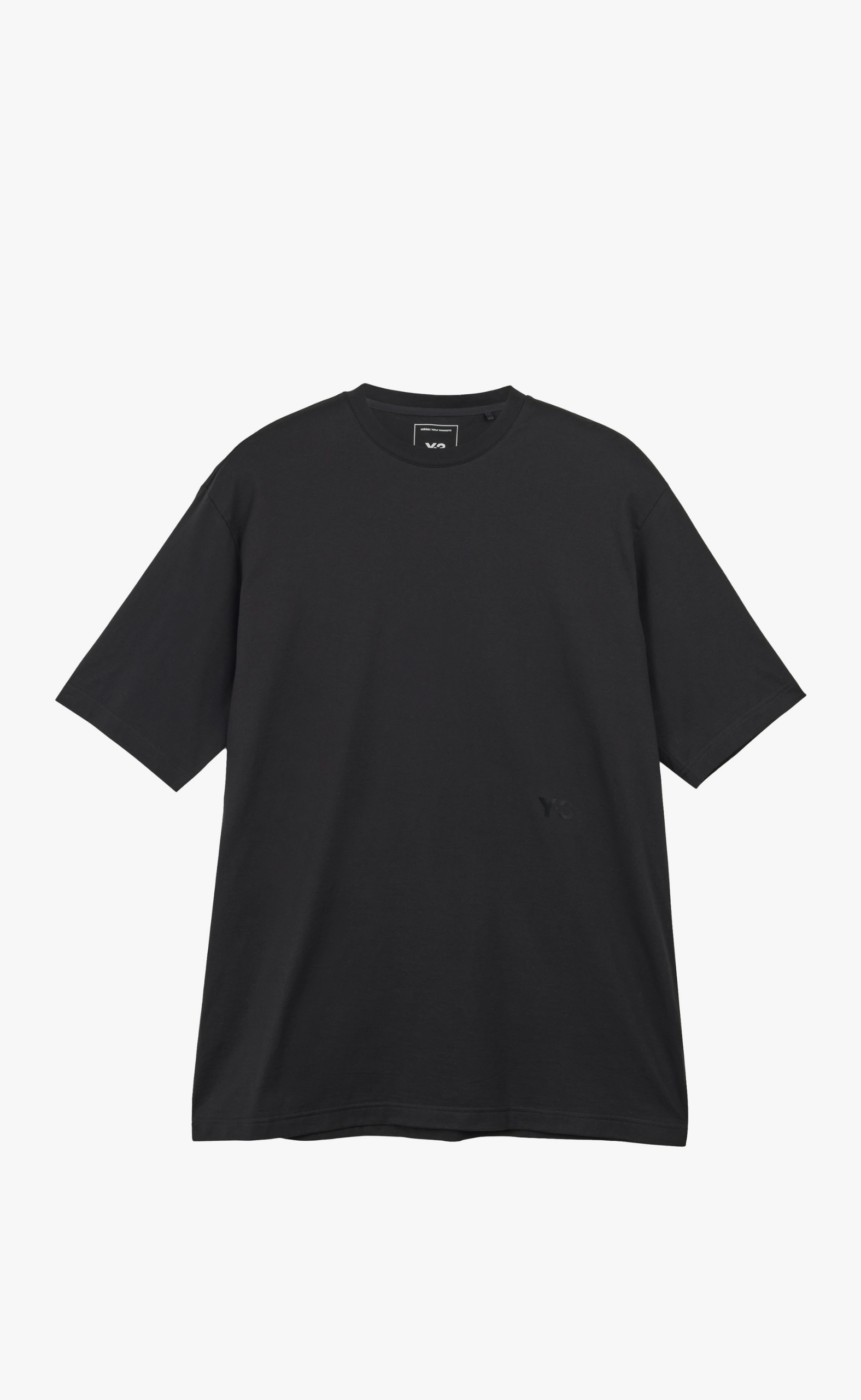 BOXY REGULAR CREW BLACK T-SHIRT