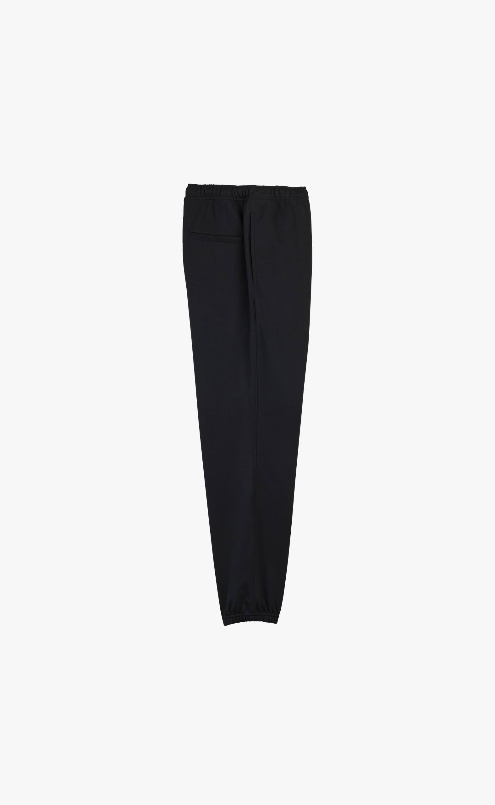 BRUSHED TERRY BLACK SWEATPANTS
