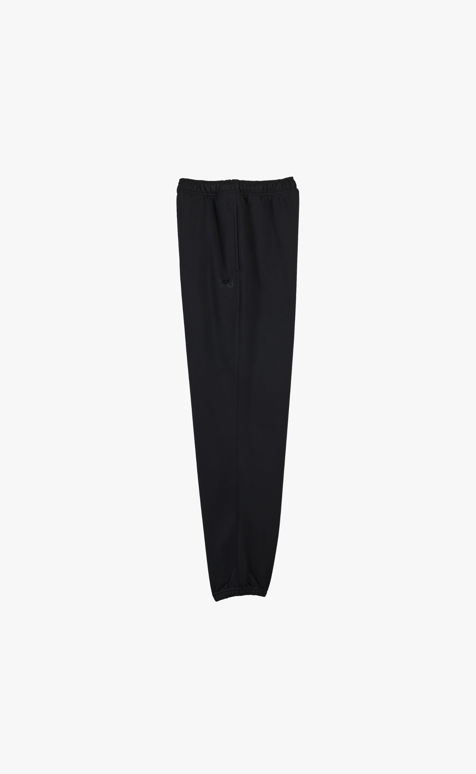 BRUSHED TERRY BLACK SWEATPANTS