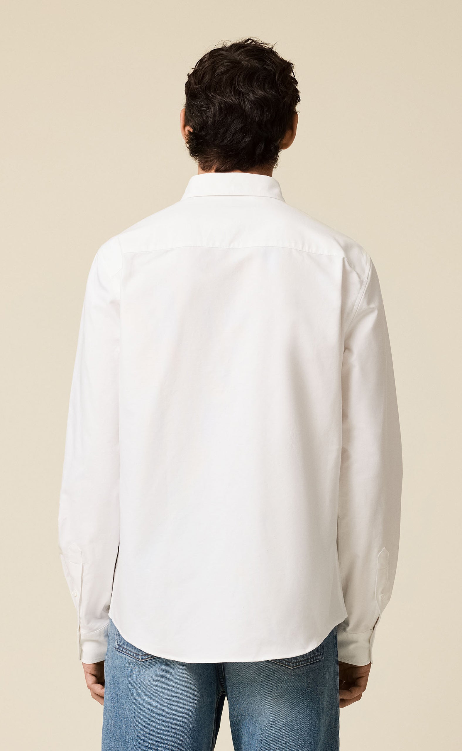 BUTTON DOWN COLLAR WHITE SHIRT