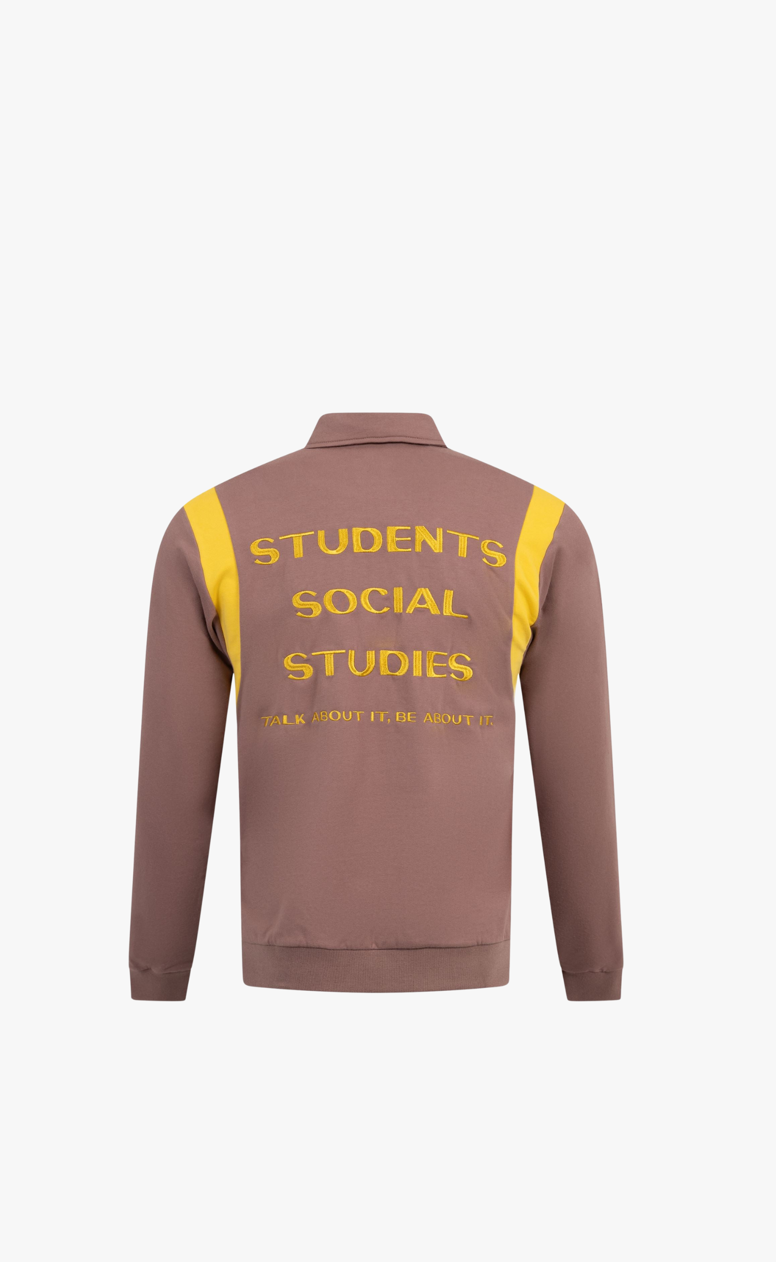 CALLUM POLO BROWN LONGSLEEVE