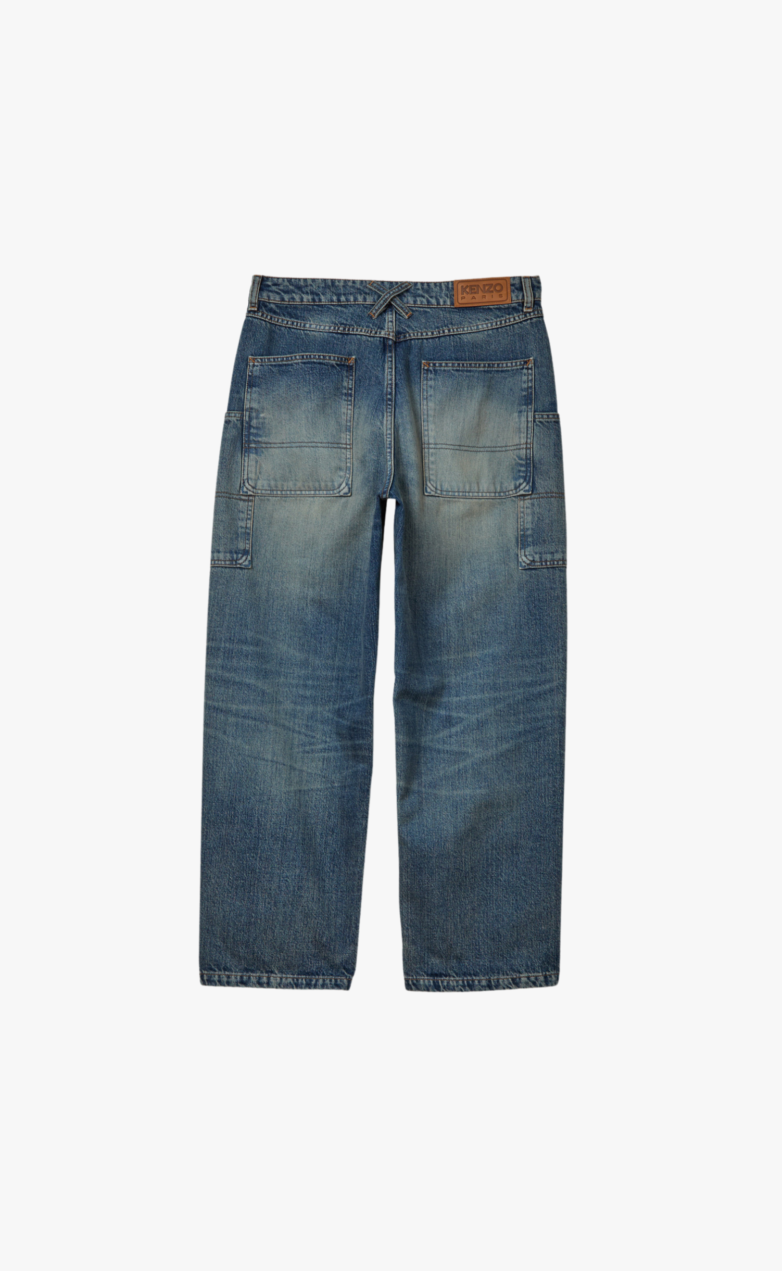 CARGO MONKEY FIT BLUE DENIM JEANS