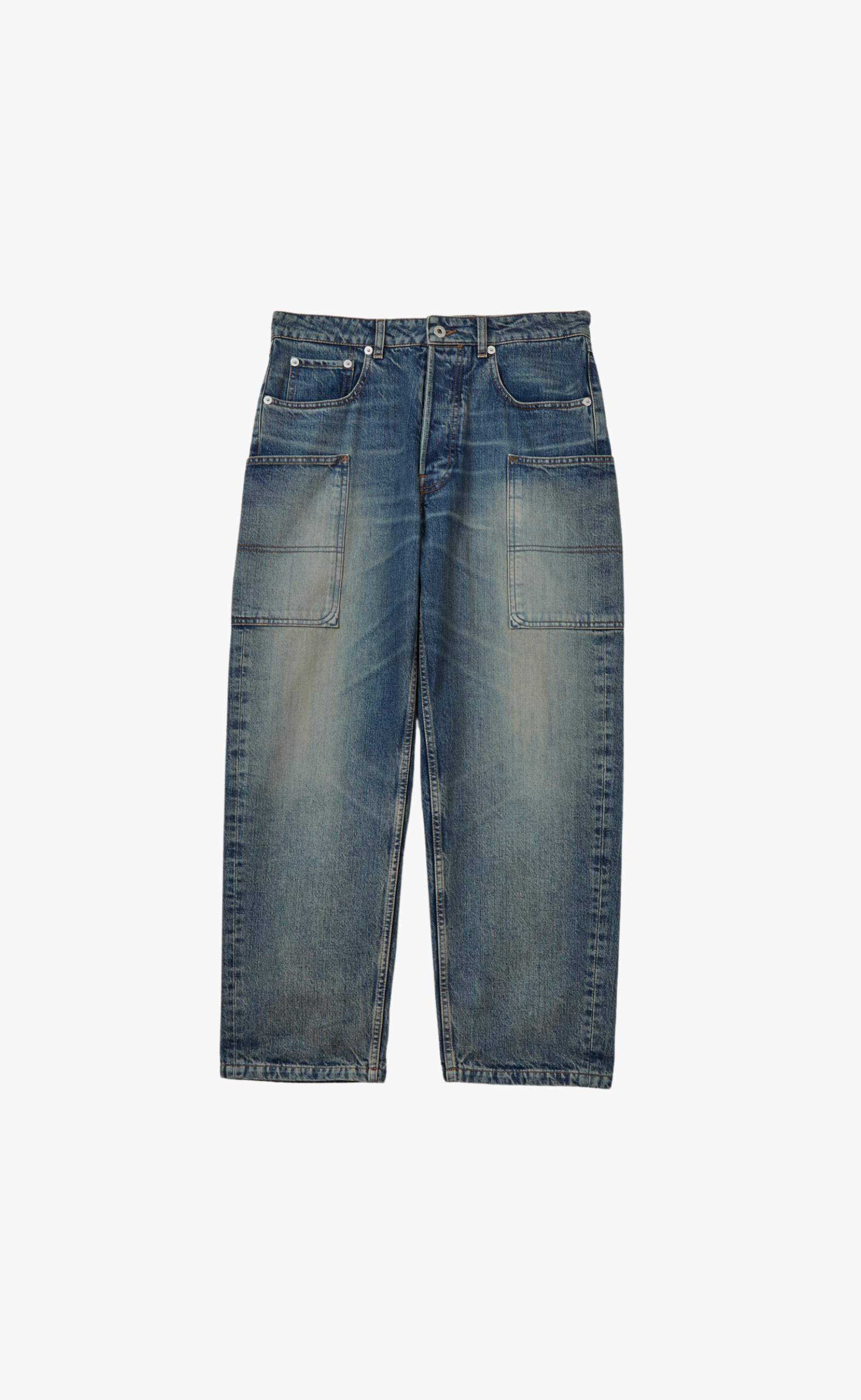 CARGO MONKEY FIT BLUE DENIM JEANS