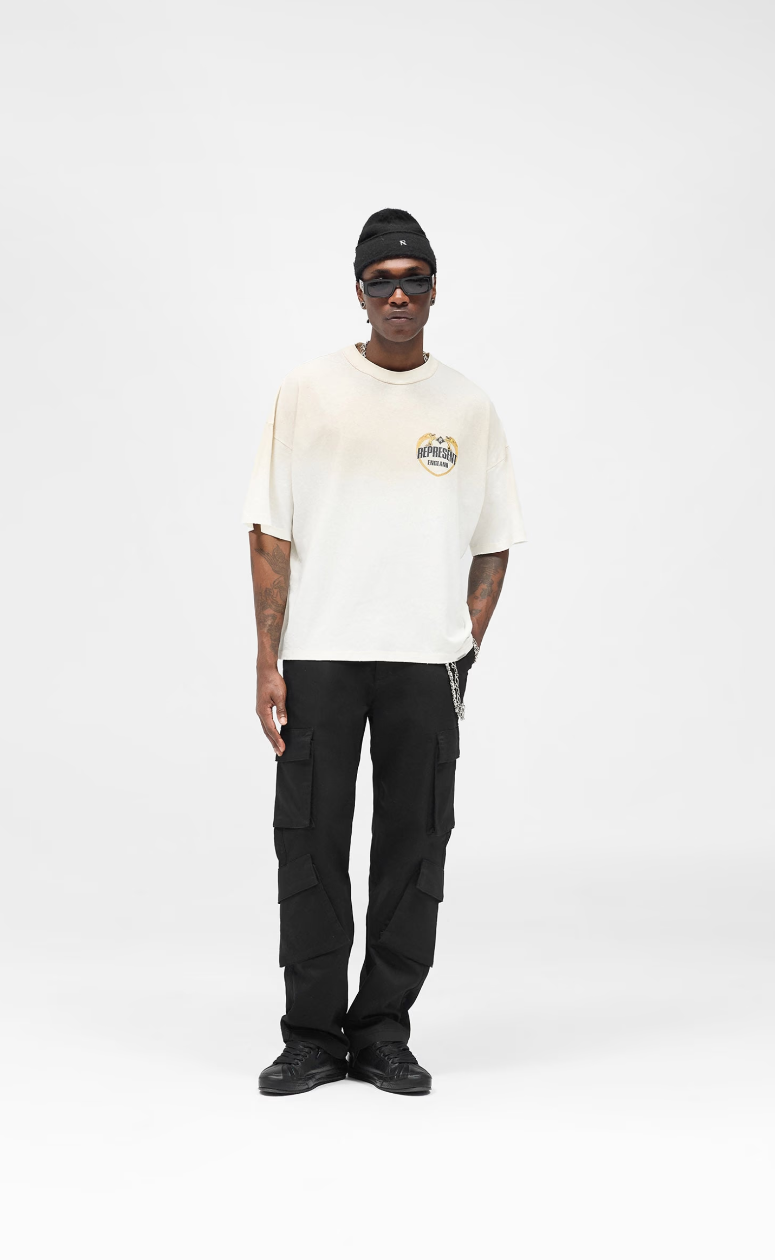 CARGO JET BLACK PANTS