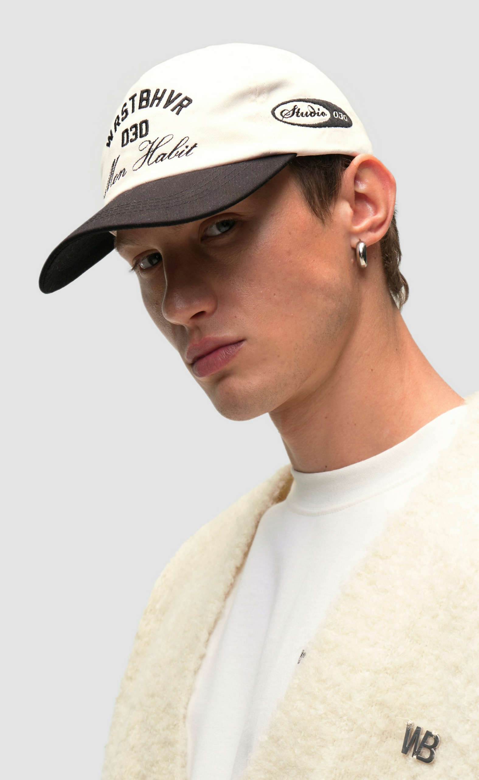 CEDRIC BLACK GARDENIA HAT