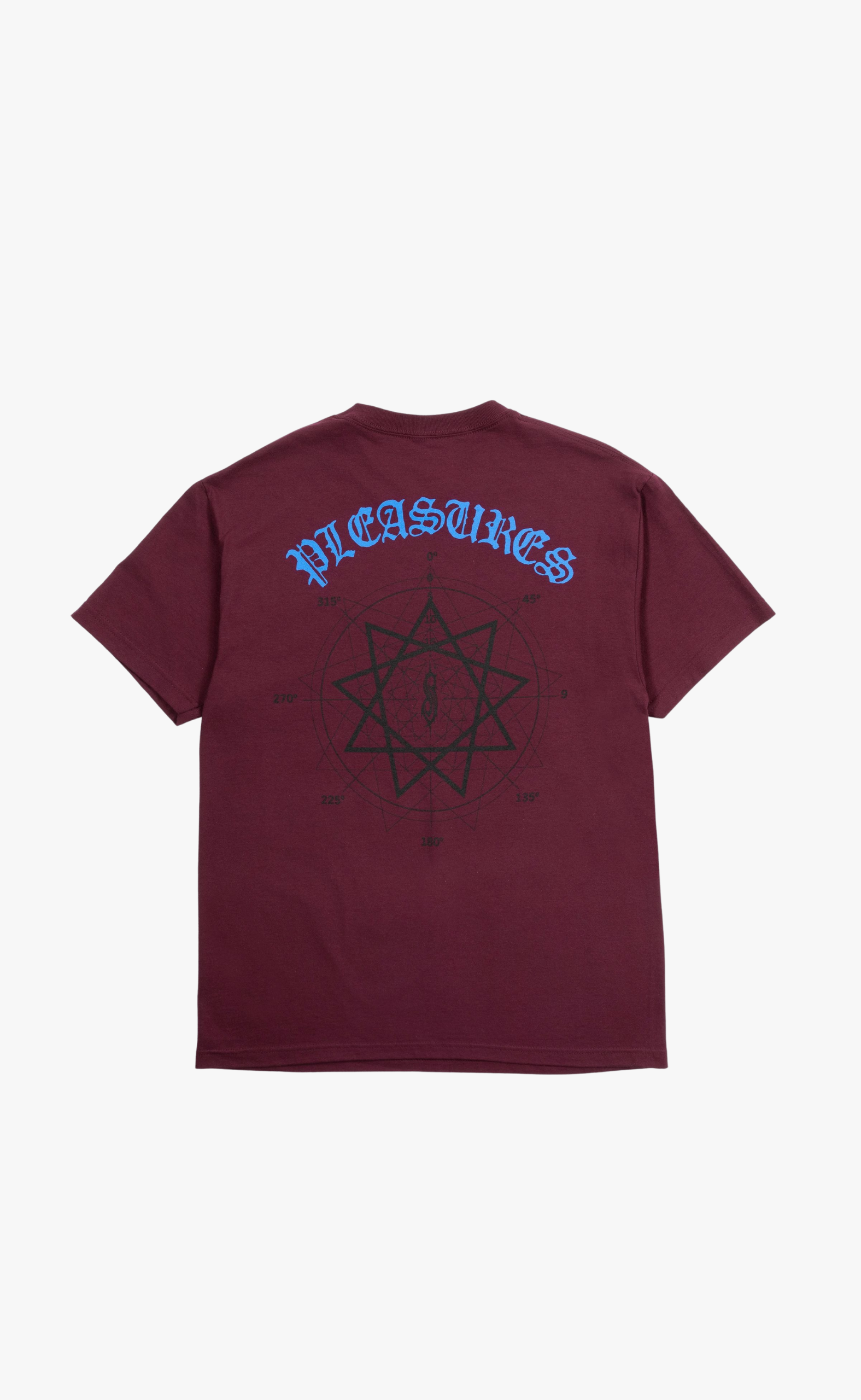 COMPASS BURGUNDY T-SHIRT