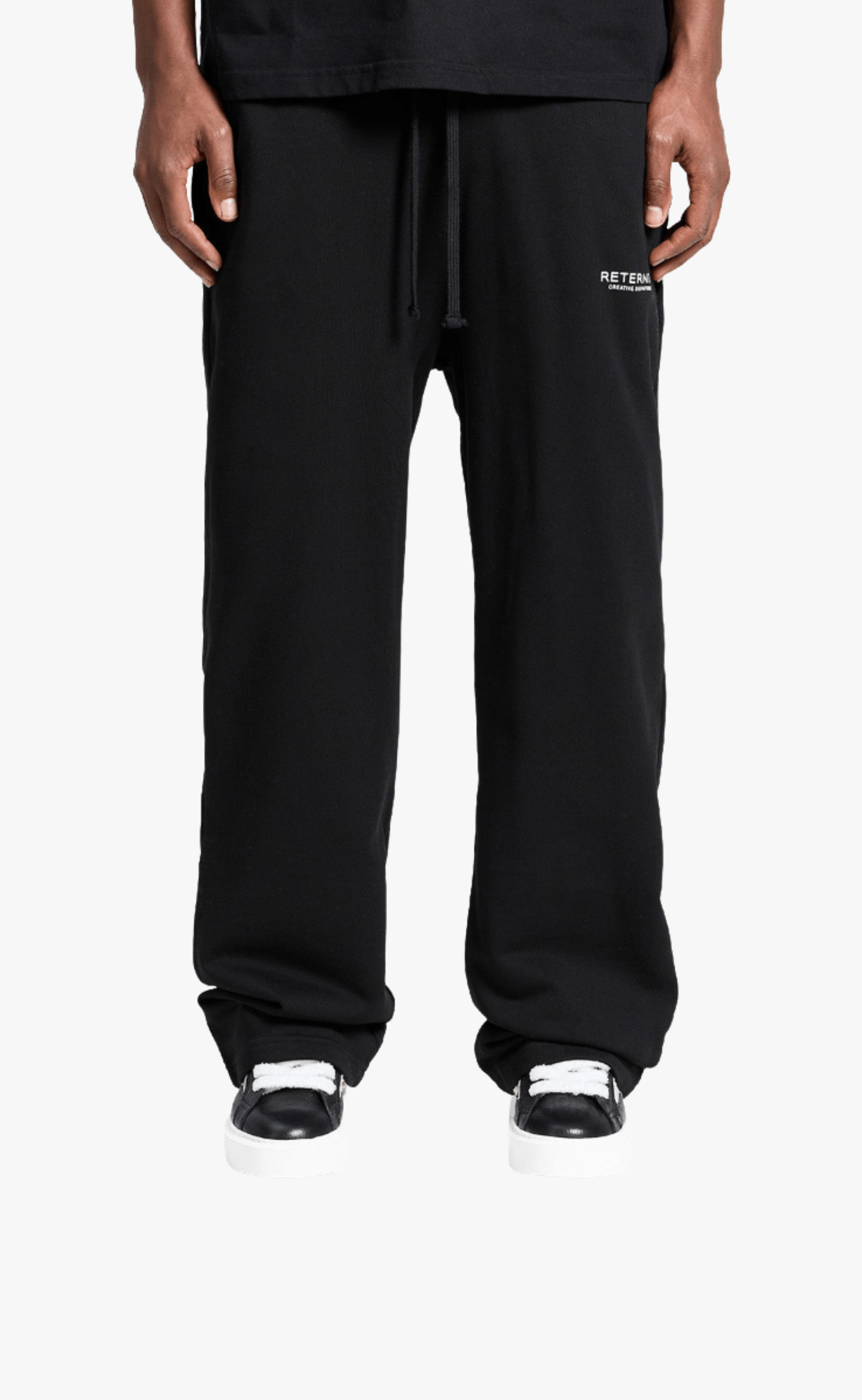 CREATIVE DEPT BLACK SWEATPANTS
