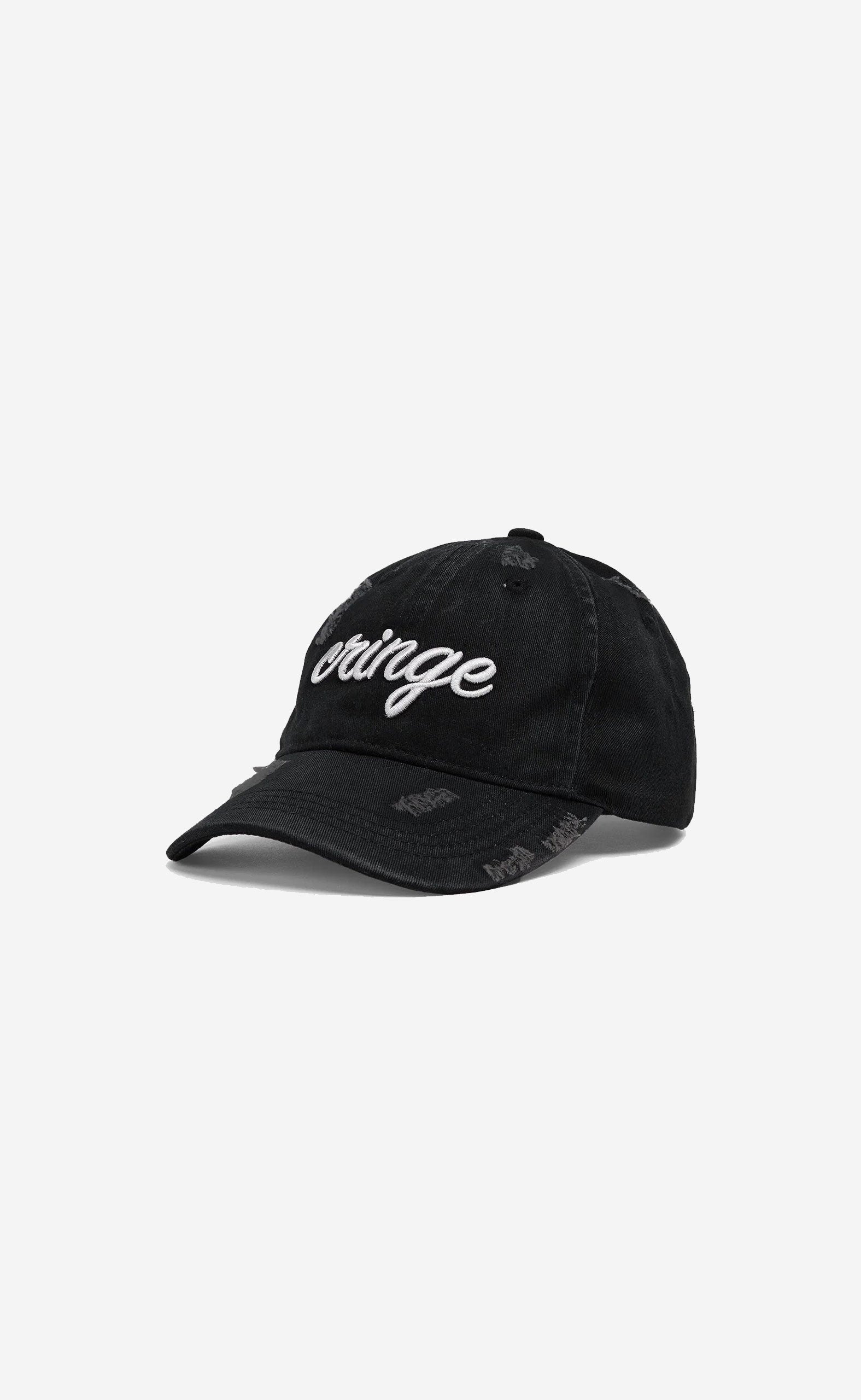 CRINGE BASEBALL HAT BLACK
