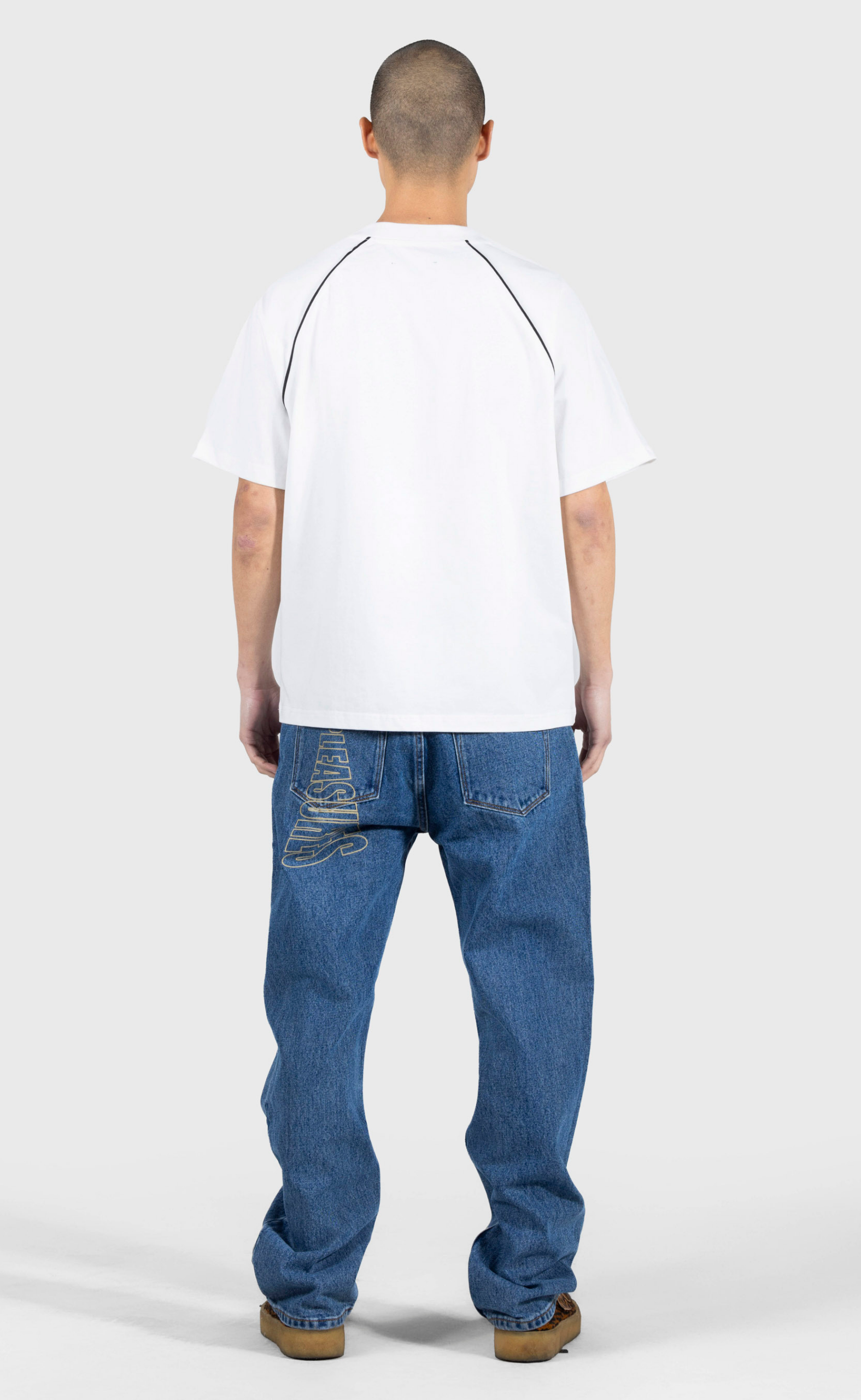 CRUMBLE HEAVYWEIGHT RAGLAN WHITE T-SHIRT