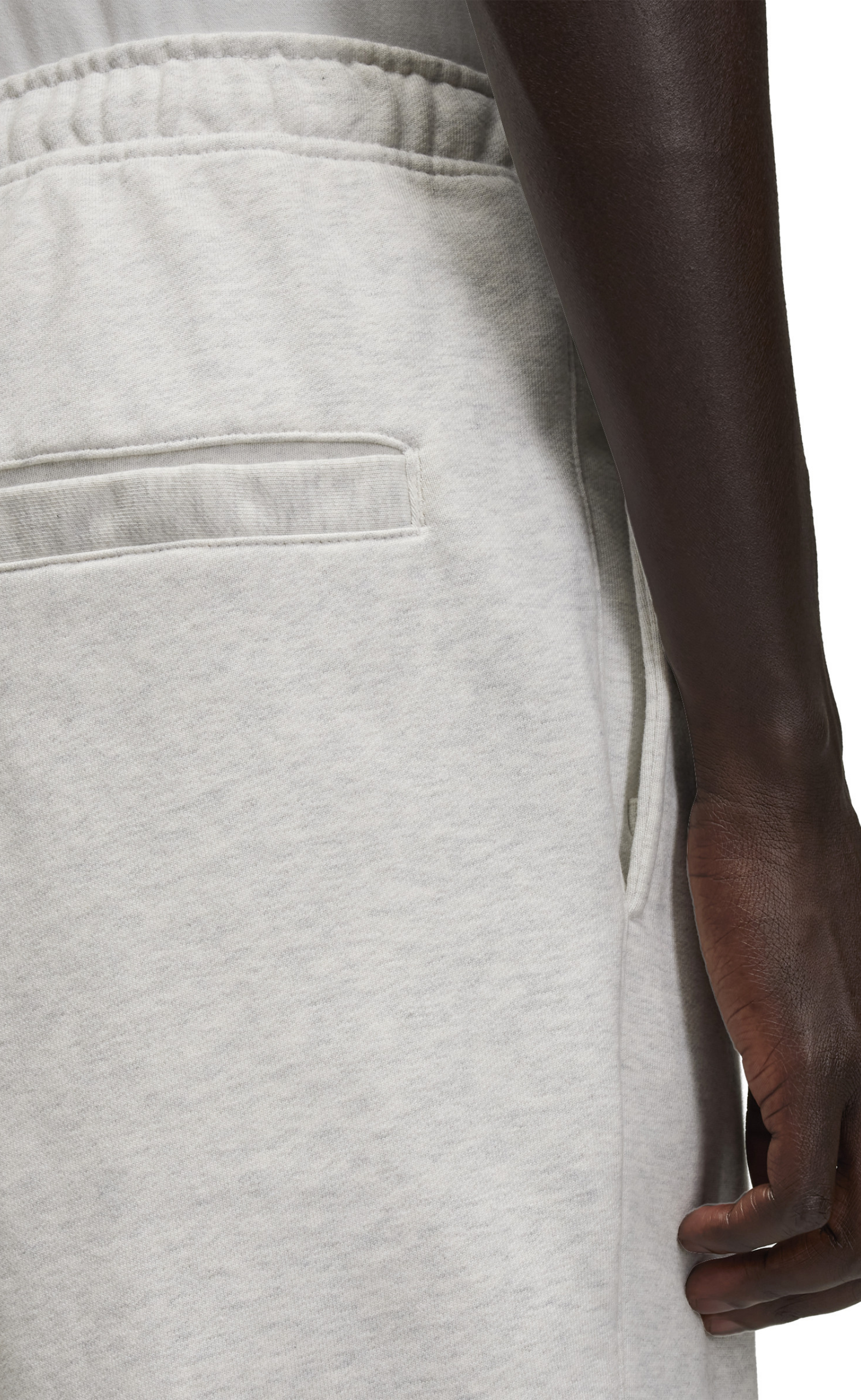 CUFFED FRENCH TERRY GREY SWEATPANTS