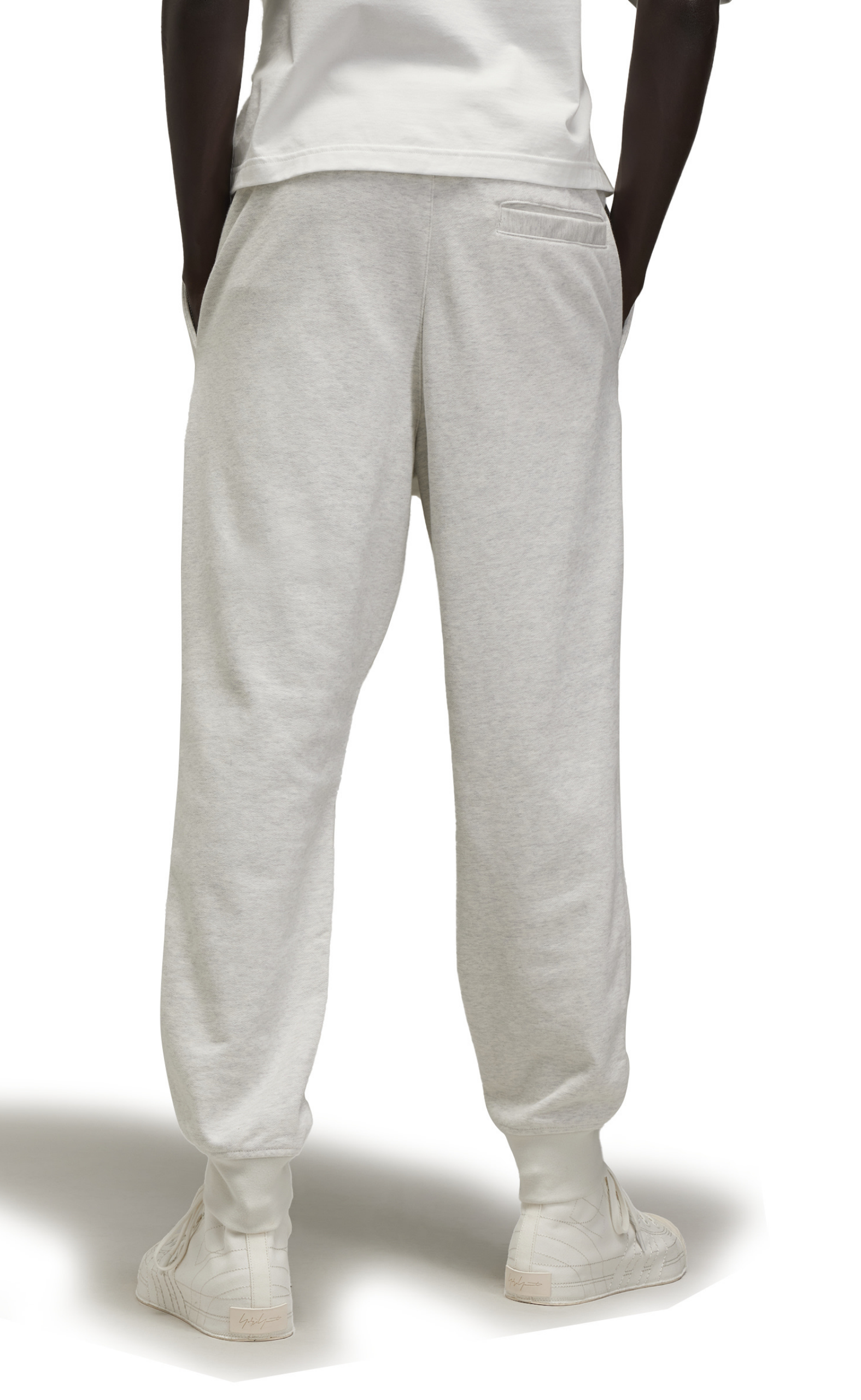 CUFFED FRENCH TERRY GREY SWEATPANTS