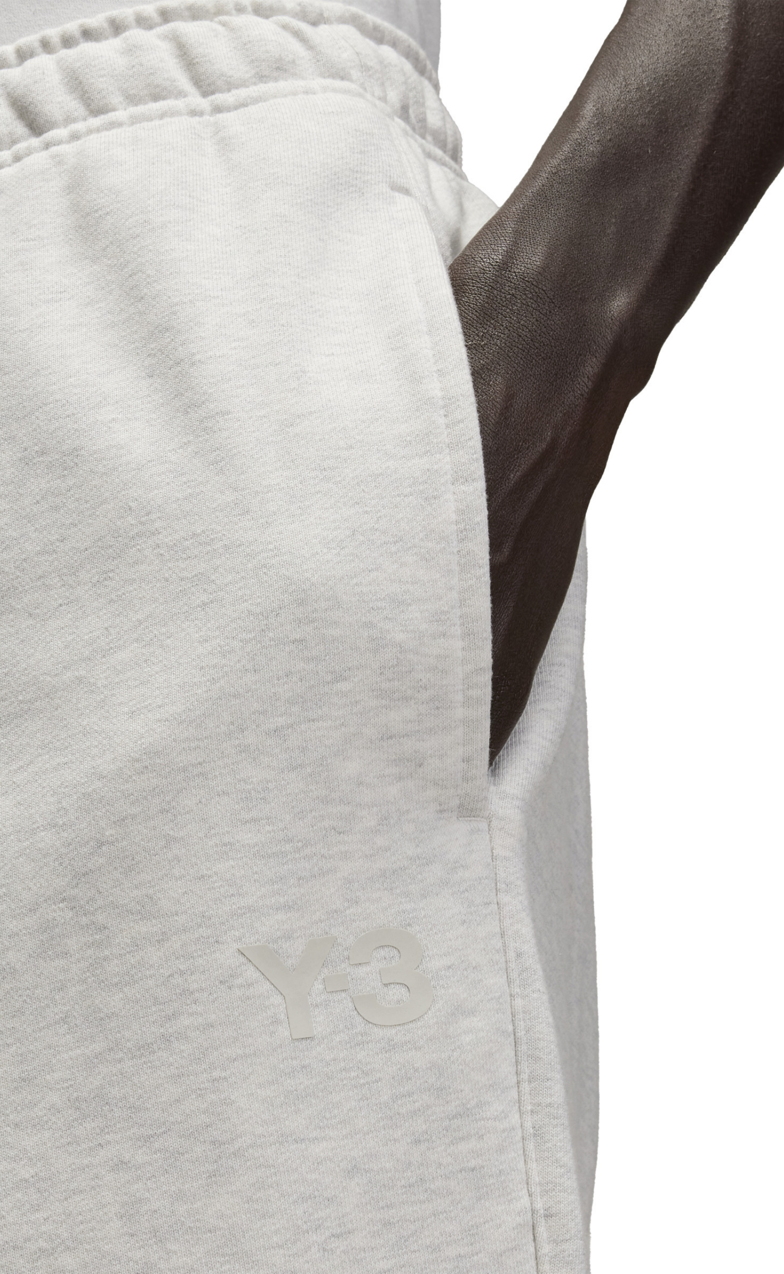 CUFFED FRENCH TERRY GREY SWEATPANTS