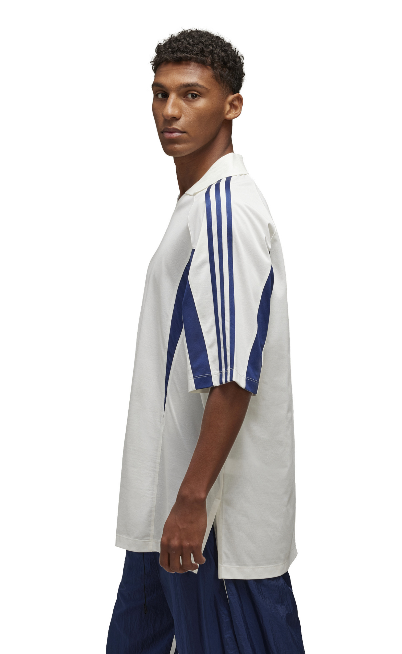 CUT LINE WHITE T-SHIRT