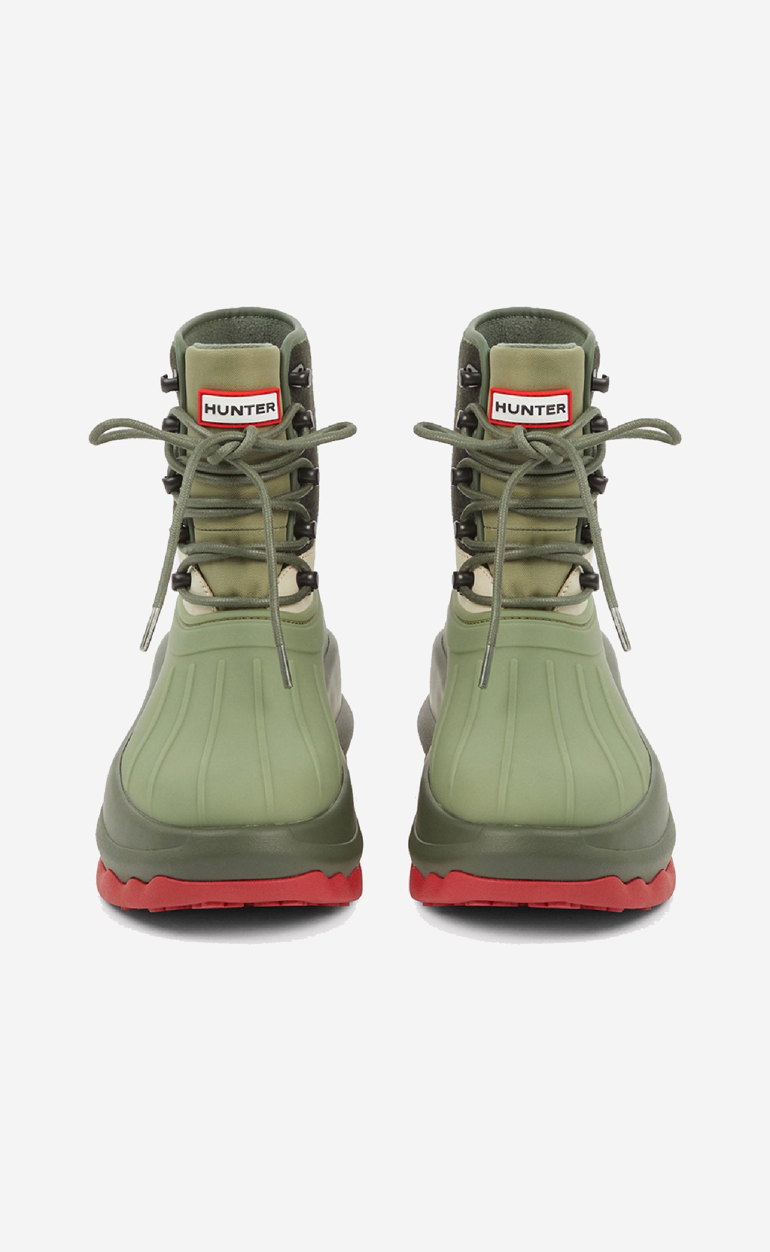 DARK KHAKI KENZO X HUNTER ANKLE BOOTS