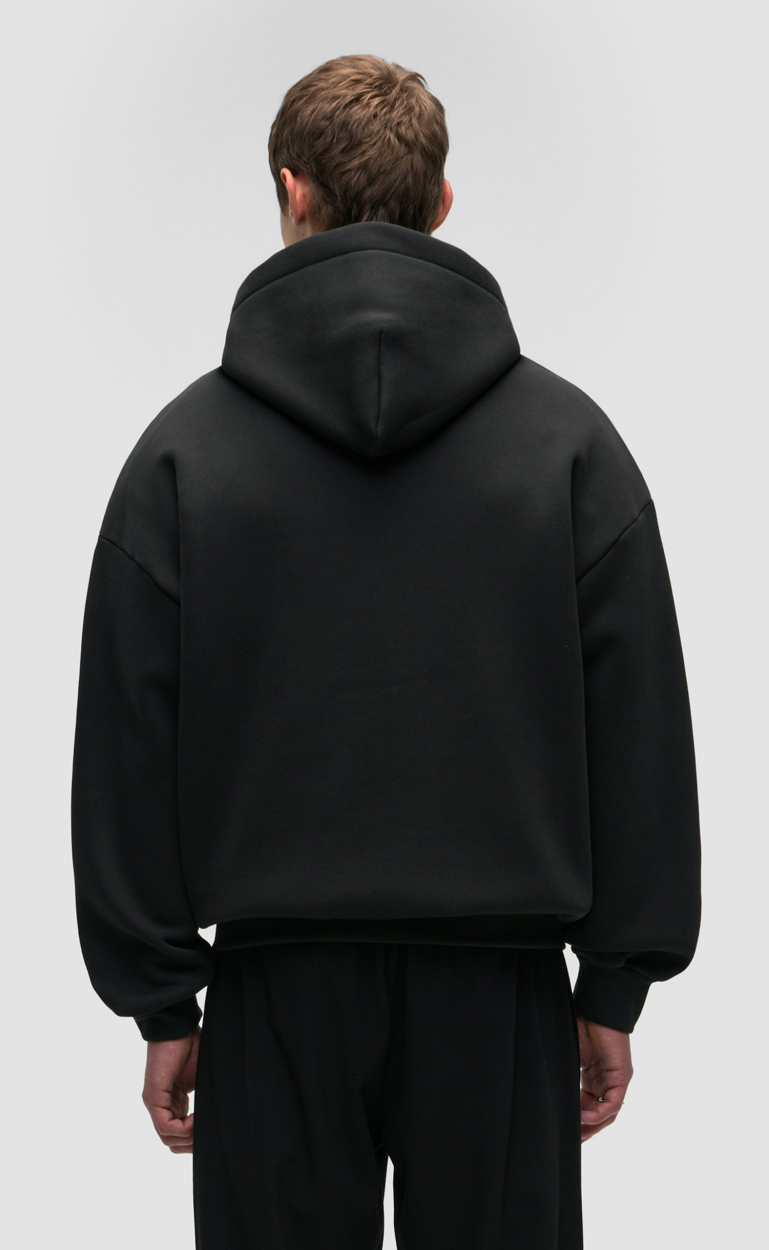 DIAGO V2 ZIP JET BLACK HOODIE