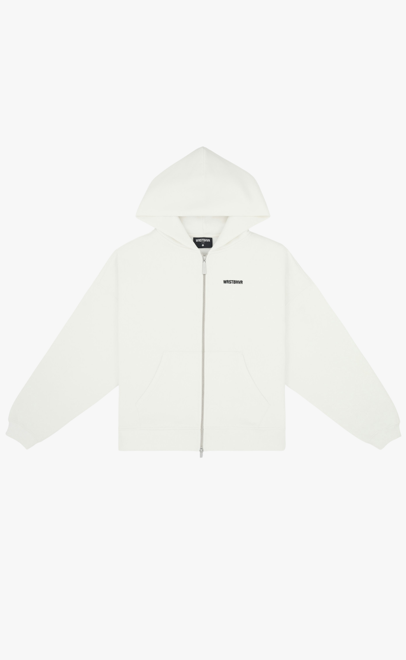 DIAGO ZIP WHITE HOODIE