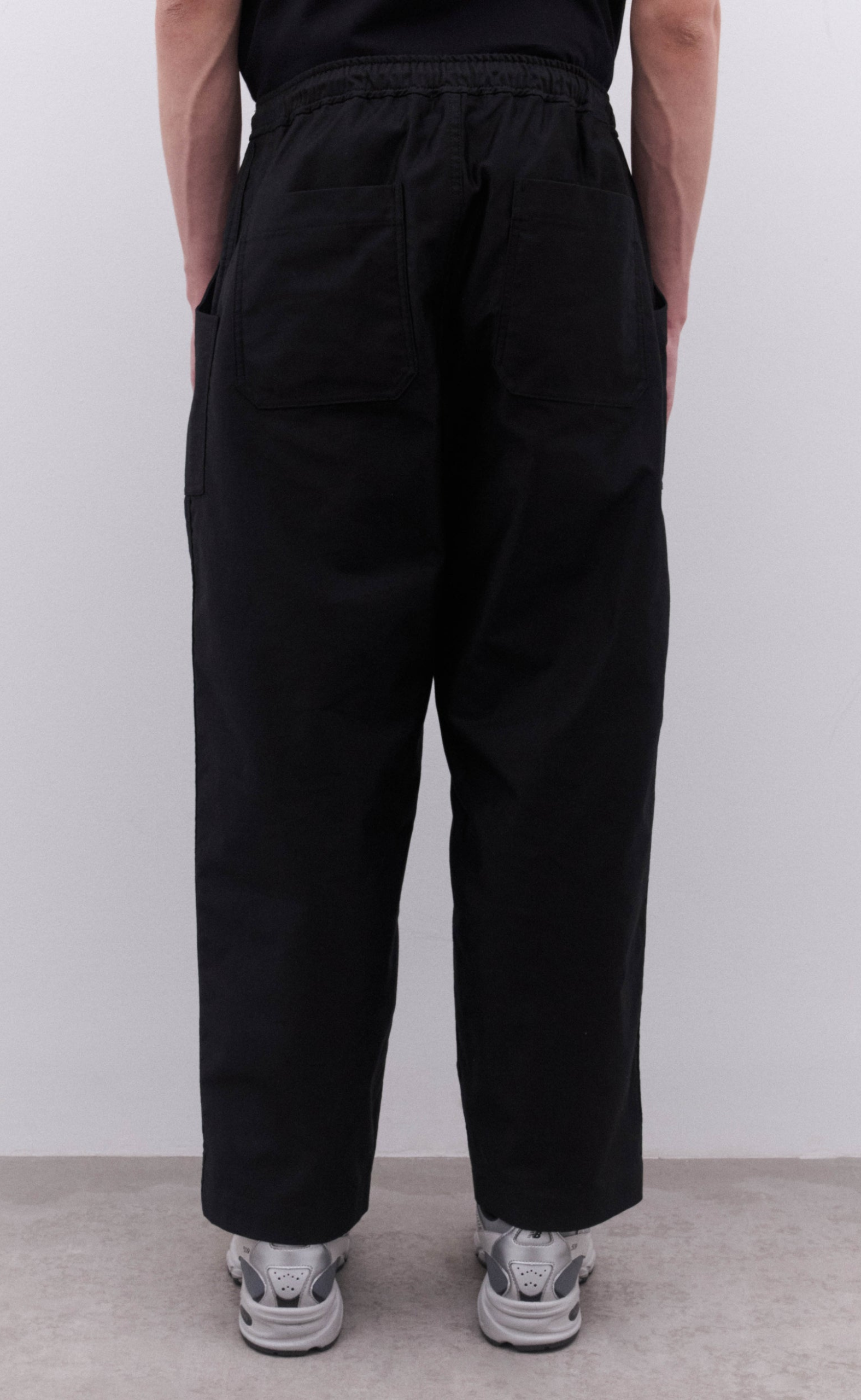 DRAWCORD BLACK PANTS