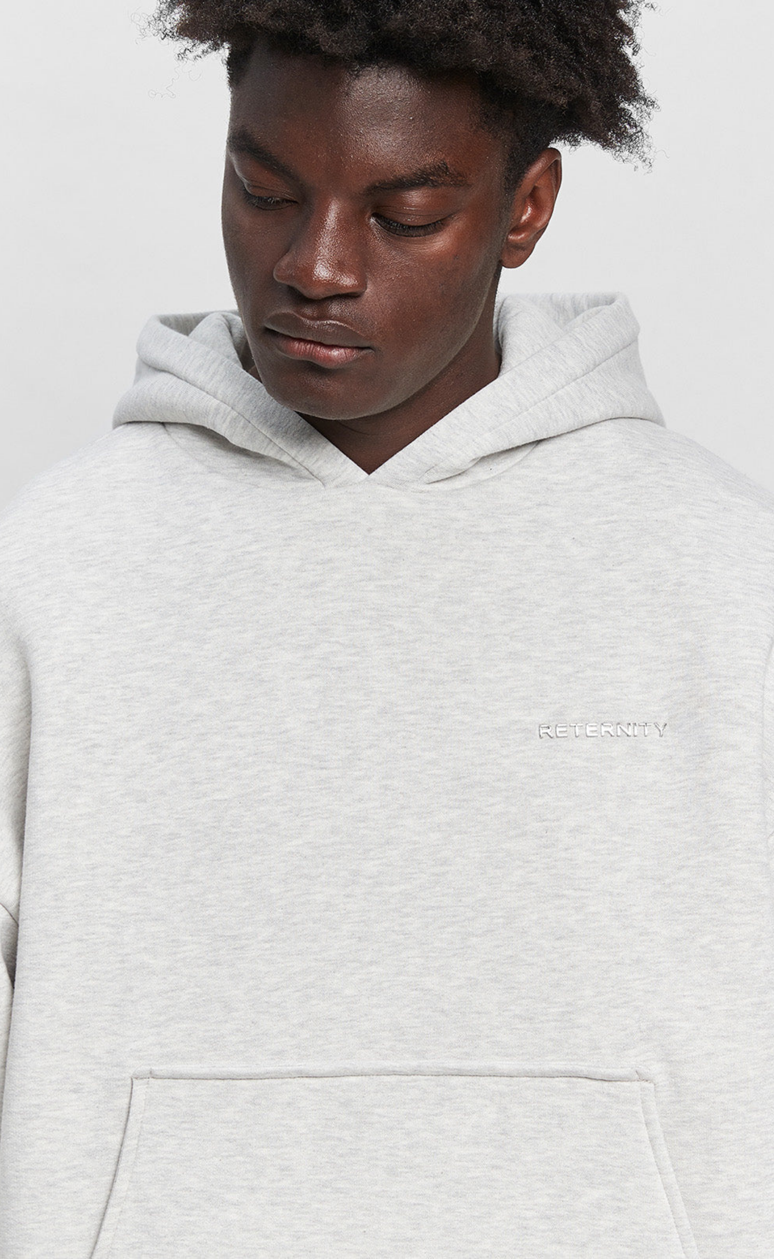 ÉVO MELANGE GREY HOODIE