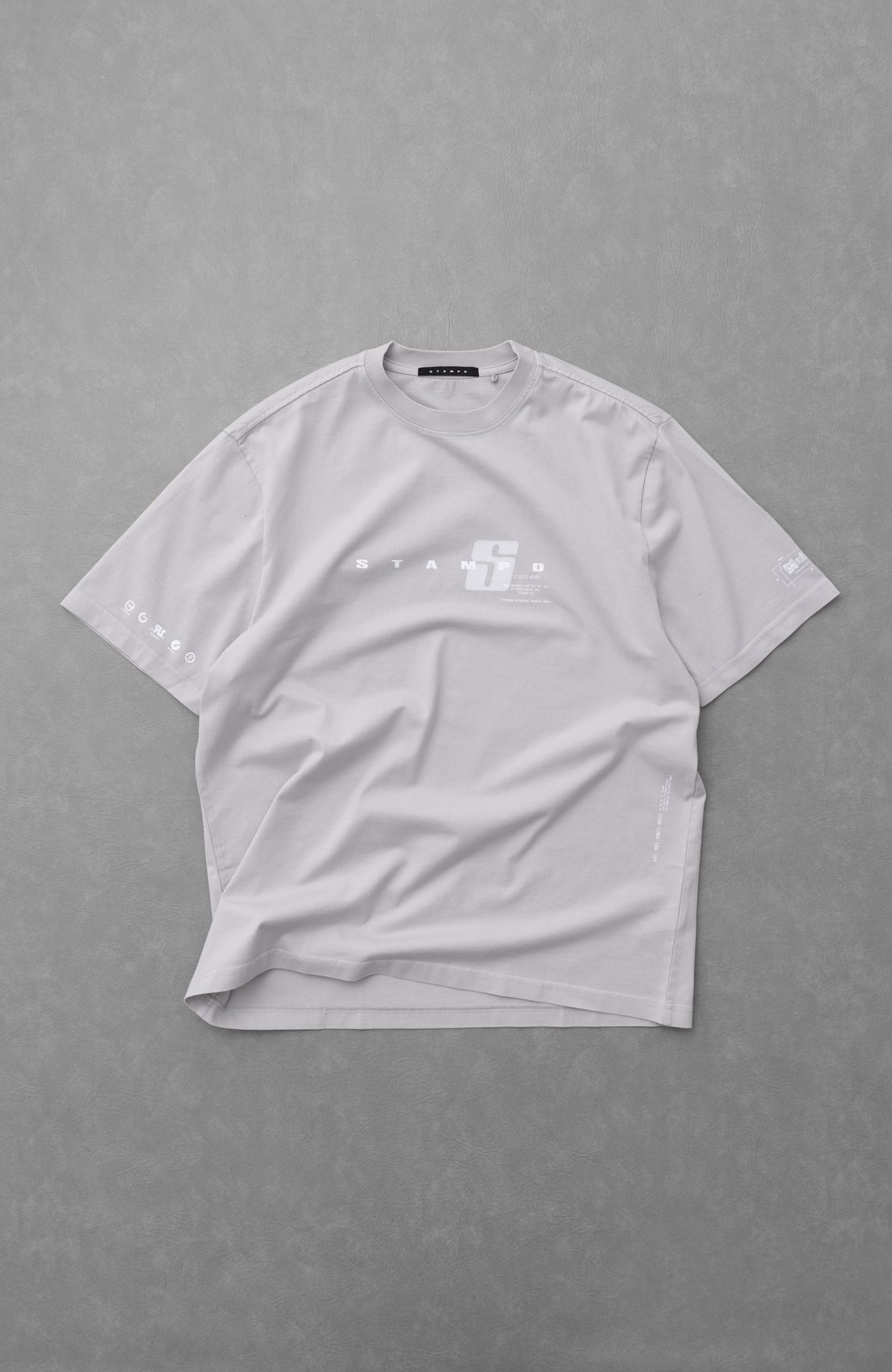 S24 GARMENT DYED TRANSIT ASH GREY TEE