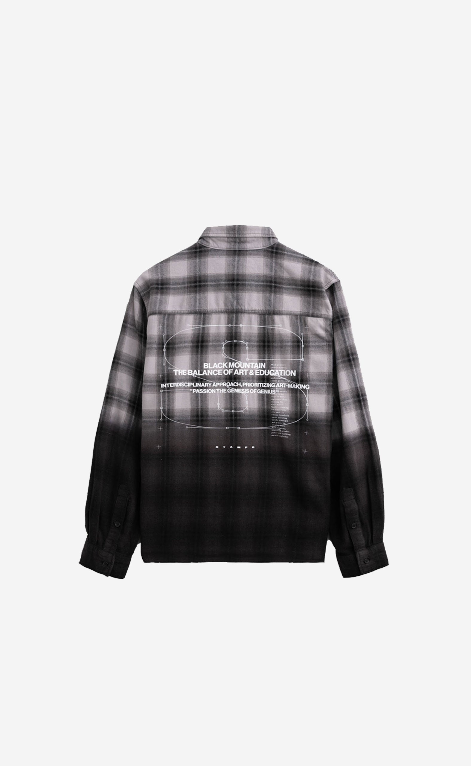 FOG DIP DYE MOUNTAIN TRANSIT DIP DYE MASON SHIRT