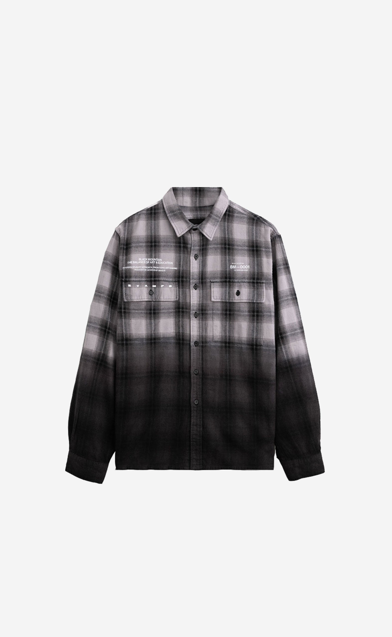 FOG DIP DYE MOUNTAIN TRANSIT DIP DYE MASON SHIRT